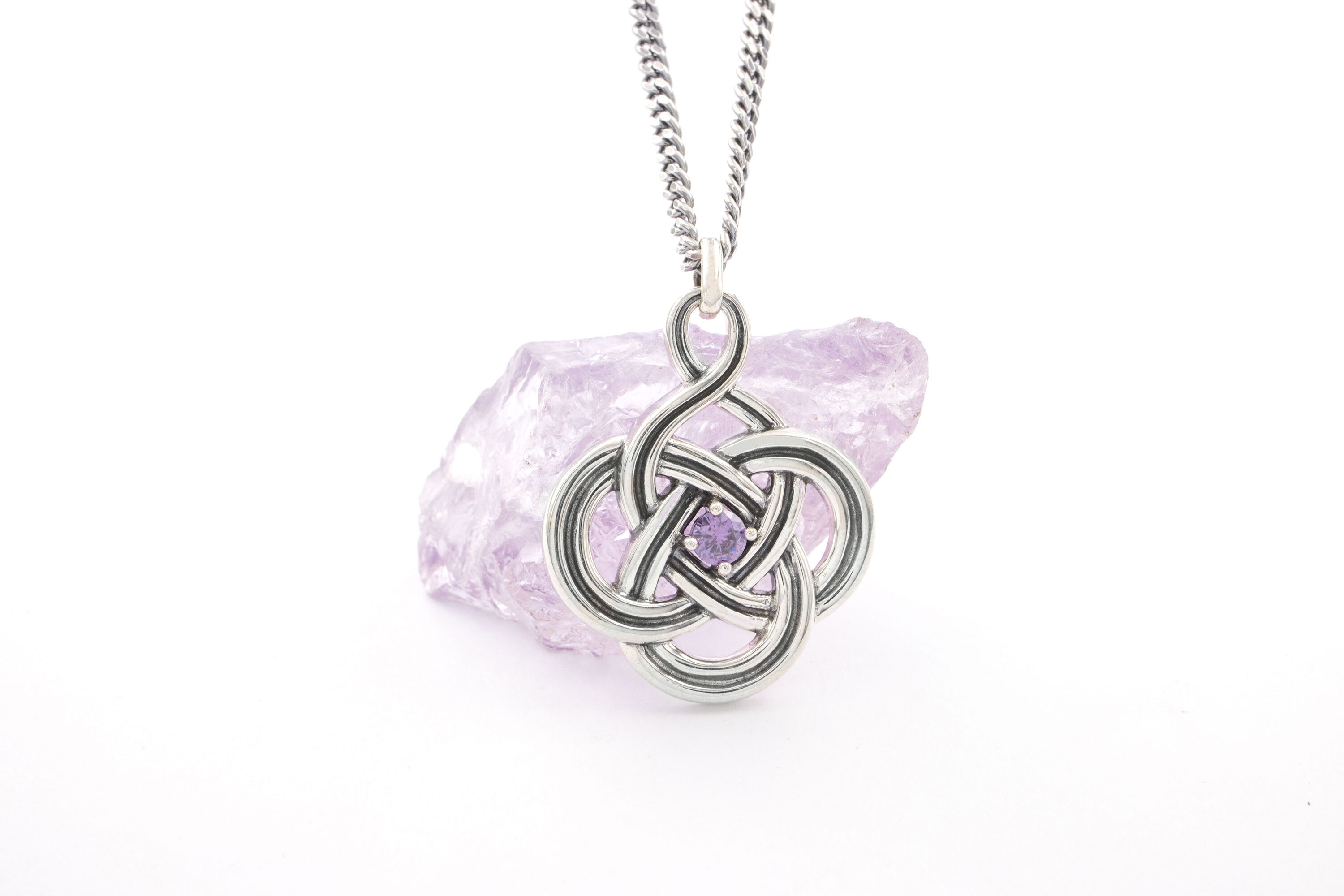 Womens Oxidized Celtic Knot Gift Set in Real Sterling Silver