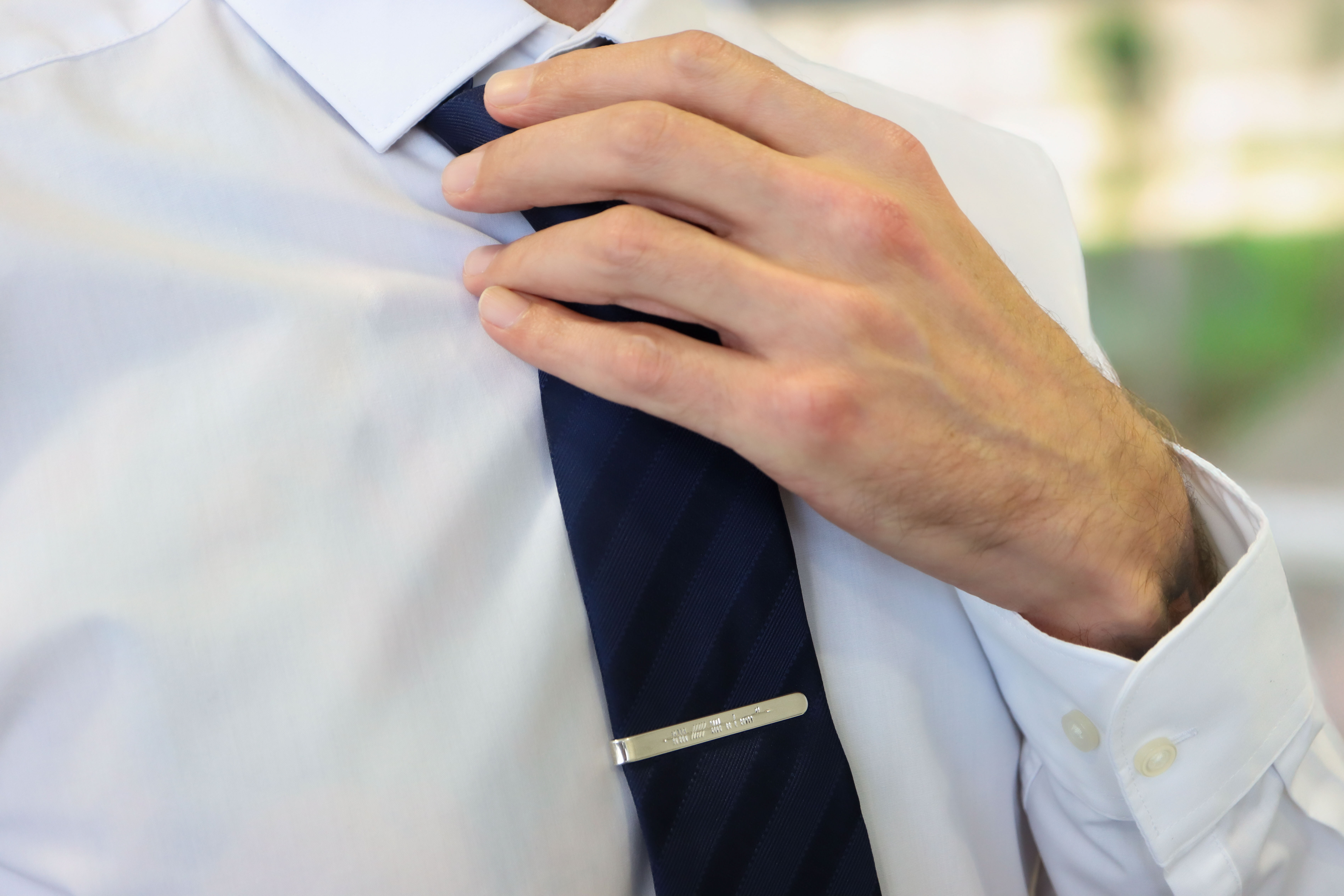 Sterling Silver Personalized Ogham Tie Bar Sku 15338