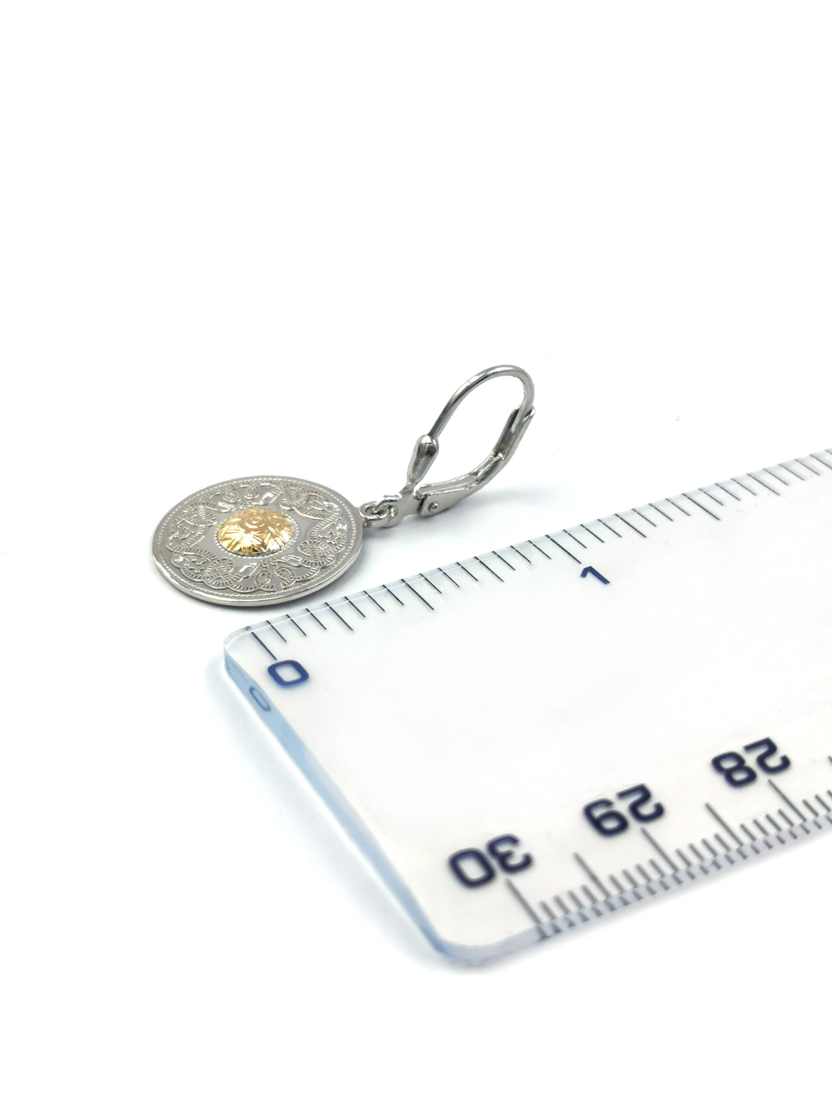 Womens Small Celtic Warrior Earrings in Real Sterling Silver