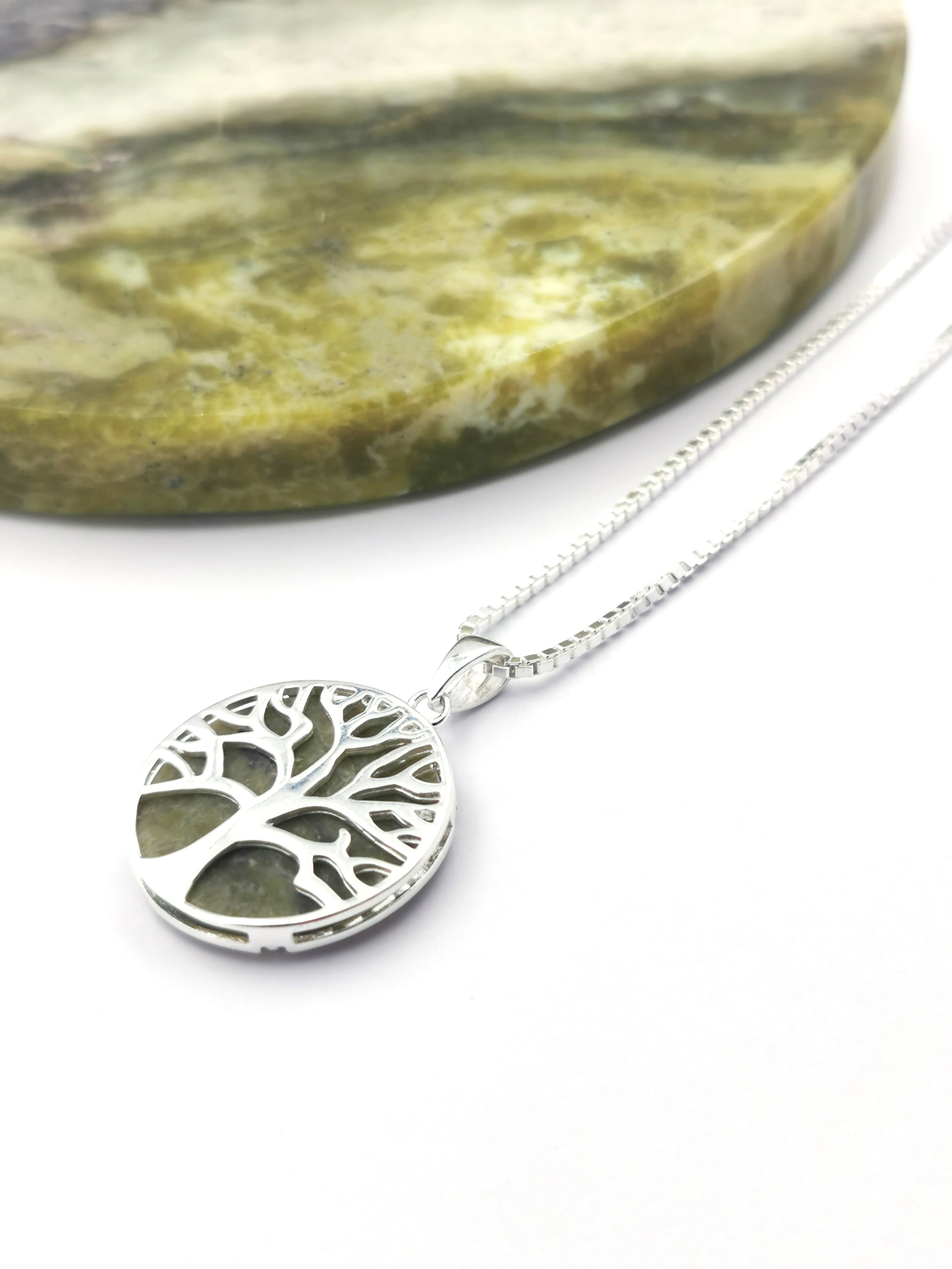 Tree of Life Necklace with Optional Birthstone – CharmedJewellery.co.uk