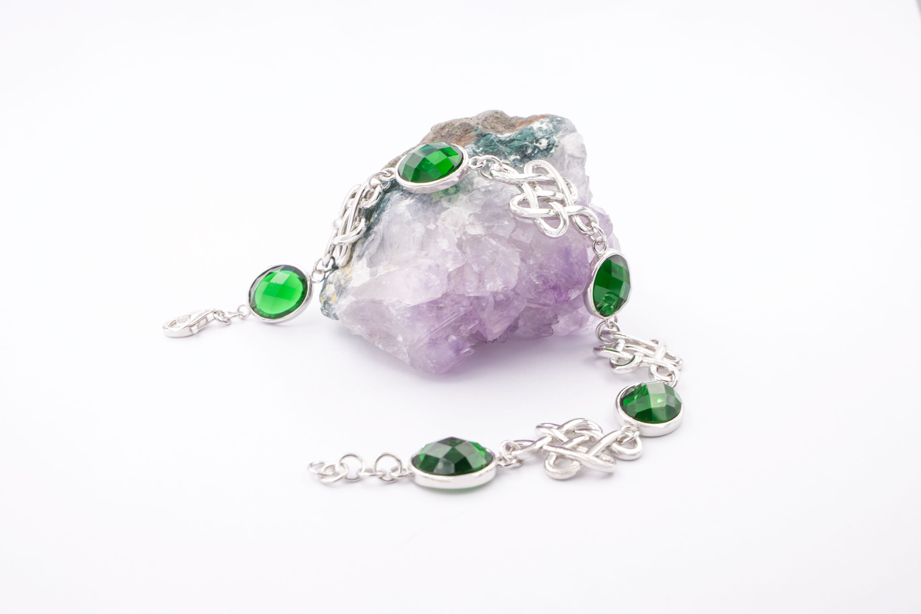 Genuine Sterling Silver Celtic Knot Bracelet For Women