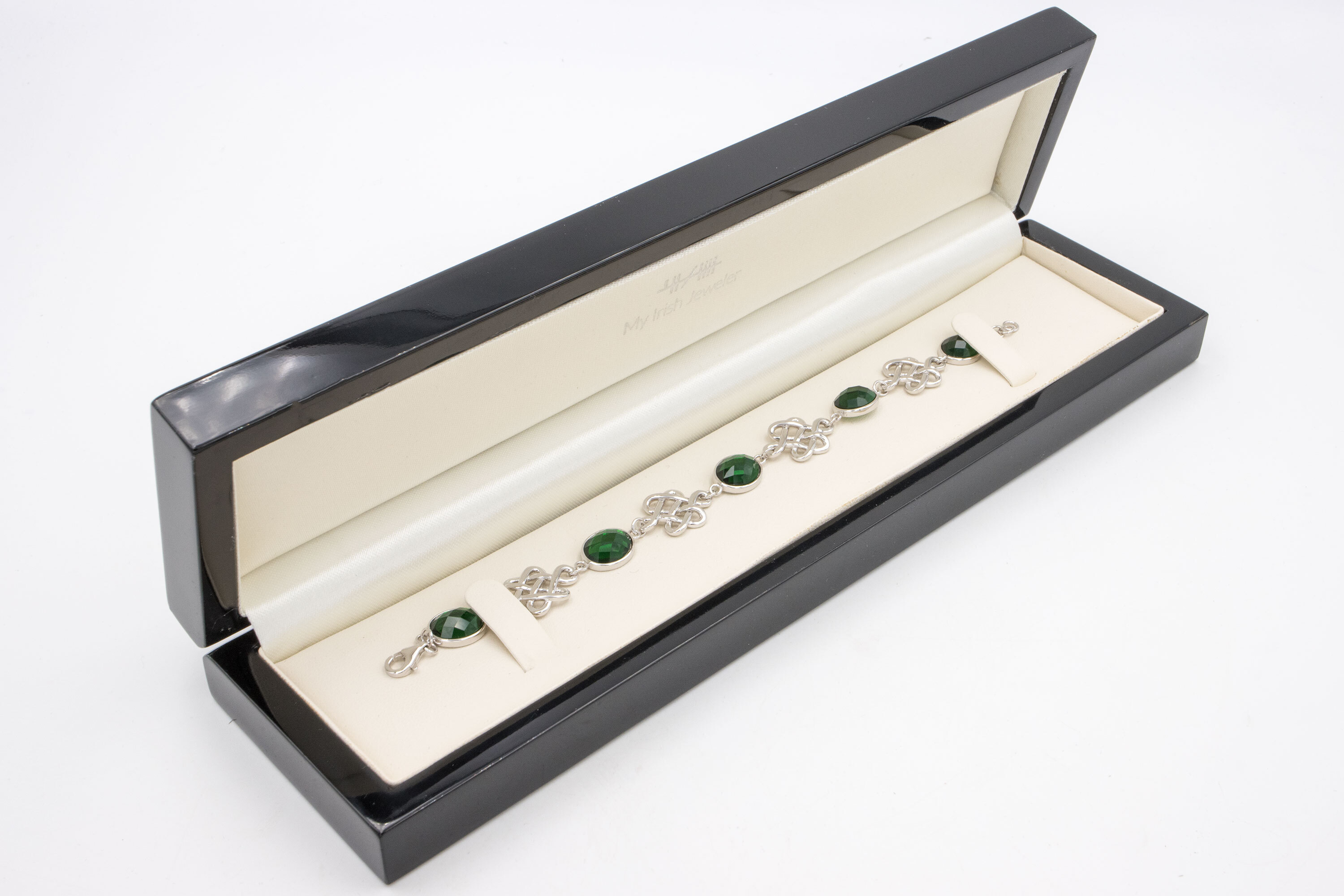 Irish Sterling Silver Celtic Knot Bracelet For Women