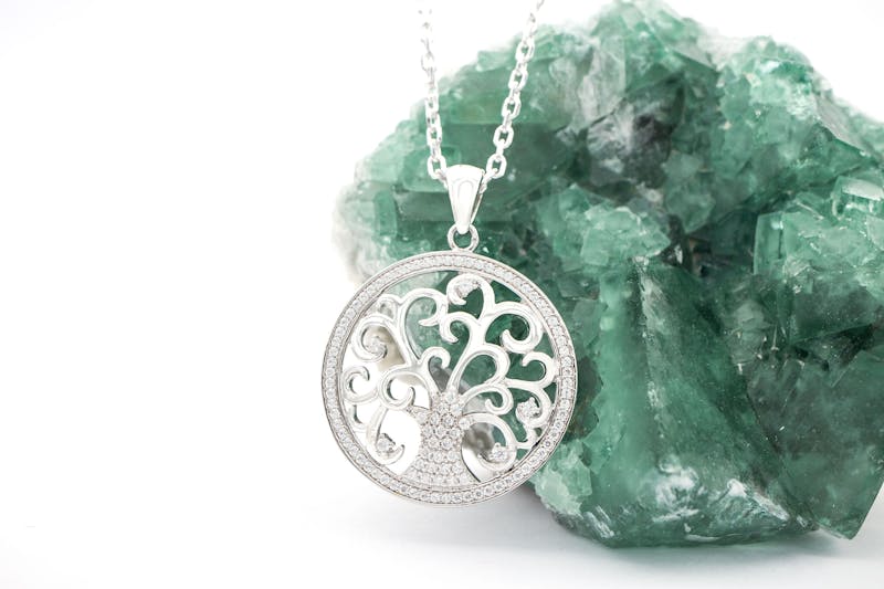 Irish Sterling Silver Tree of Life Necklace For Women