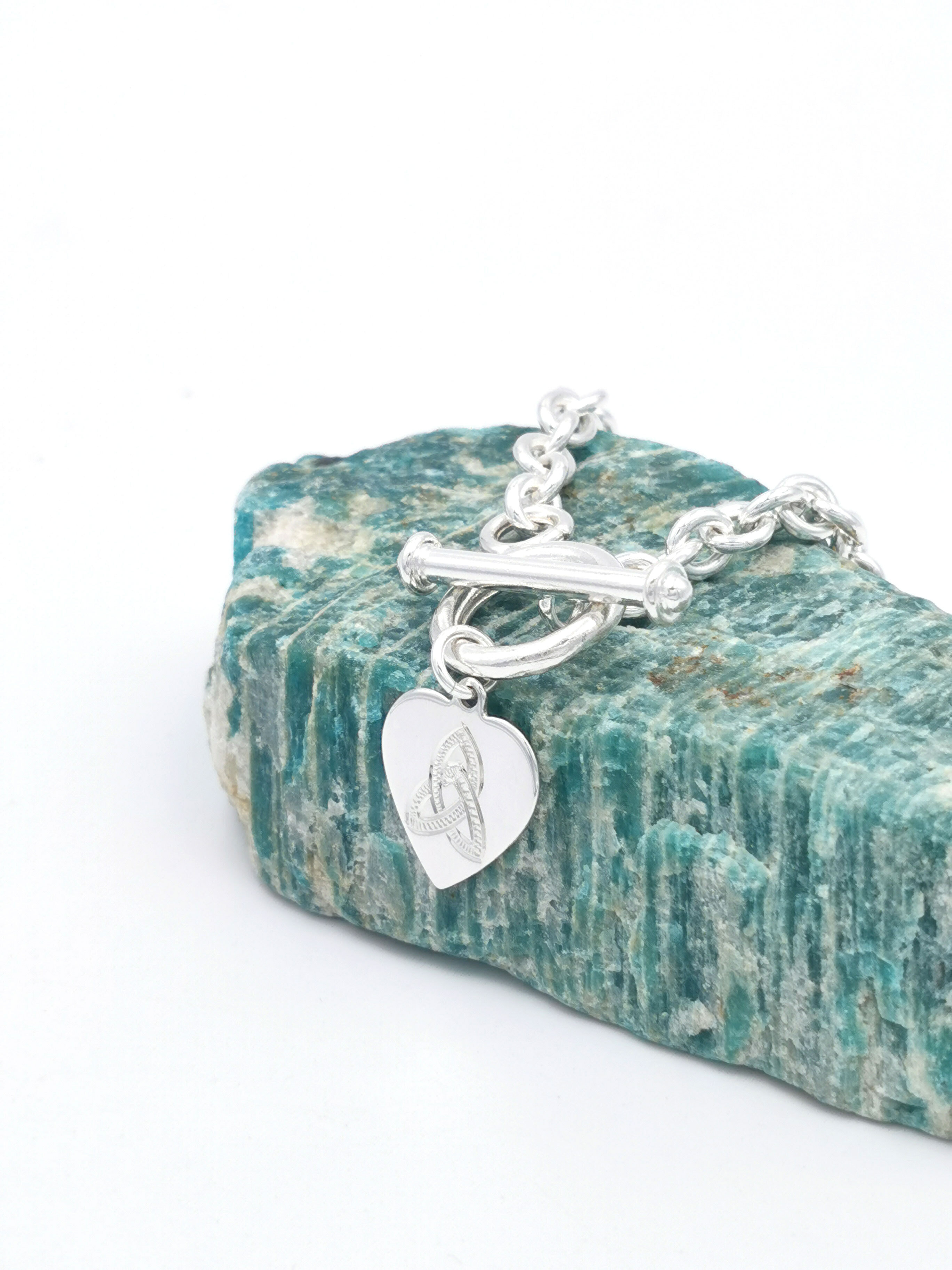 Sterling Silver Heavy Hand Engraved Trinity Knot… My Irish Jeweler