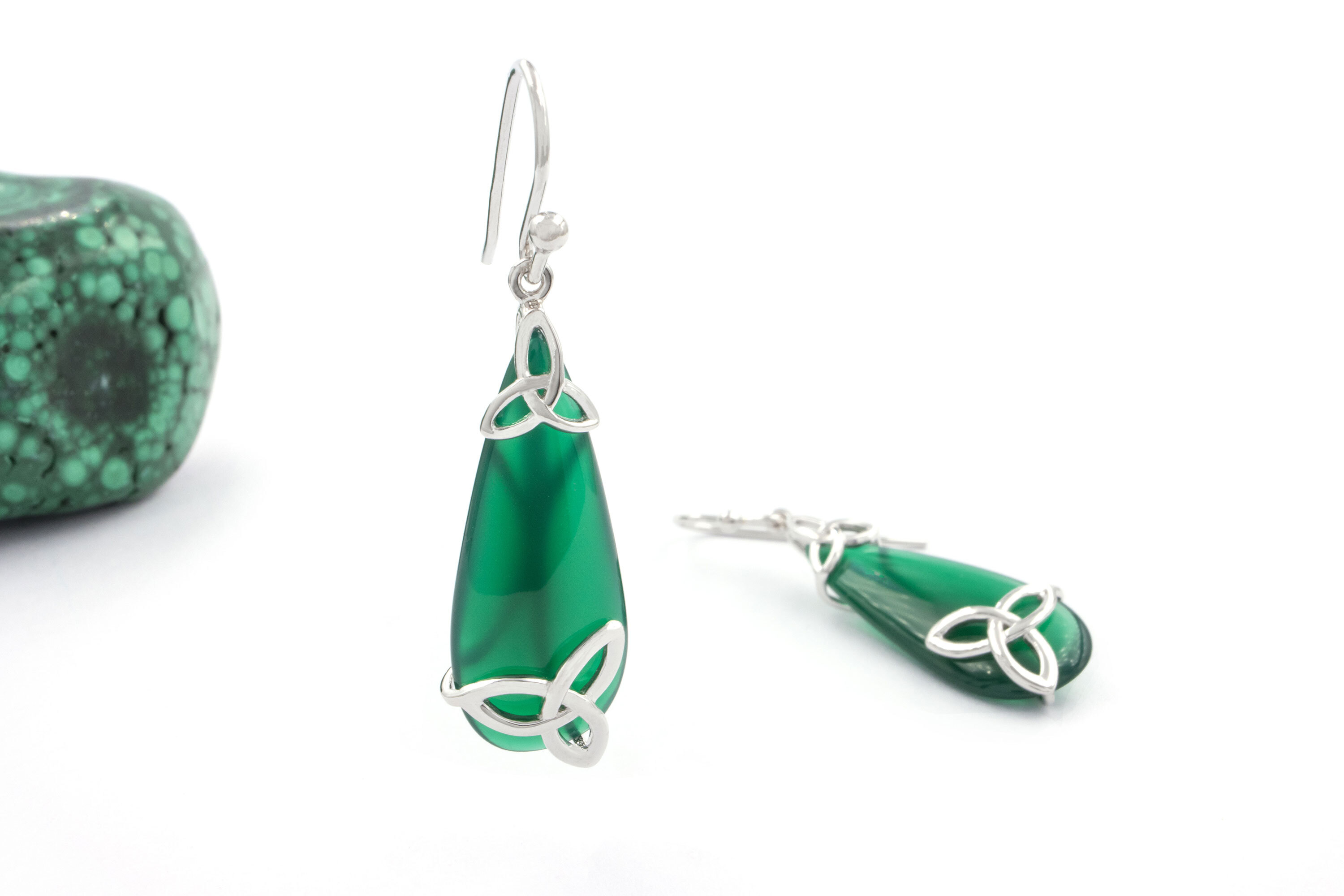 Gorgeous Sterling Silver Trinity Knot Gift Set For Women