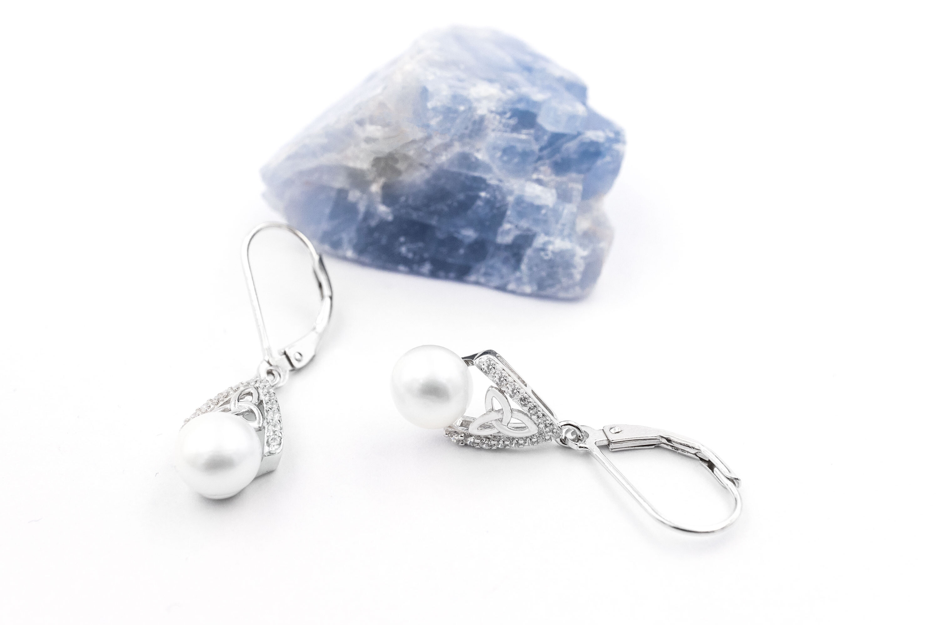 Womens Trinity Knot Gift Set in Real Sterling Silver