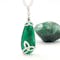 Trinity Knot Green Agate Pendant - Gallery