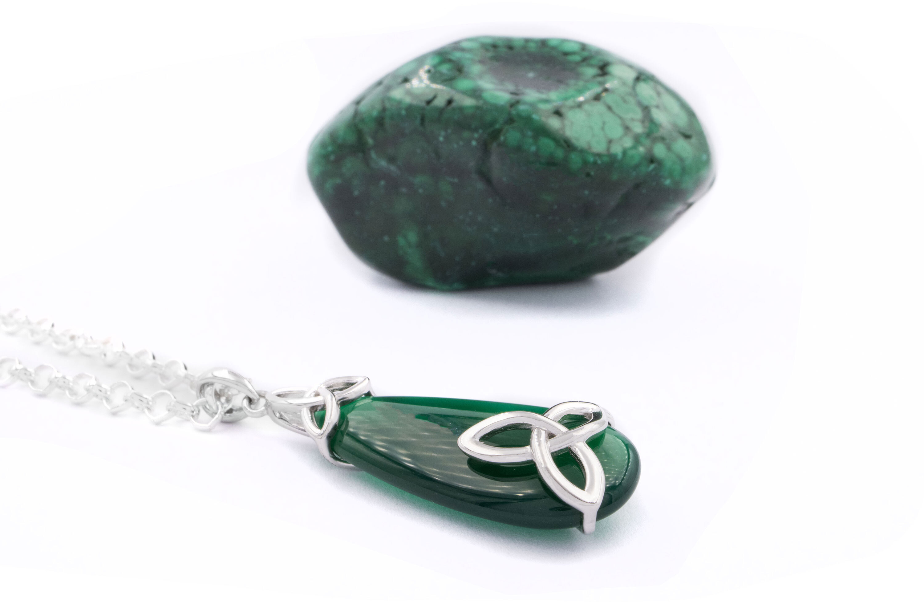 Green sale agate jewellery