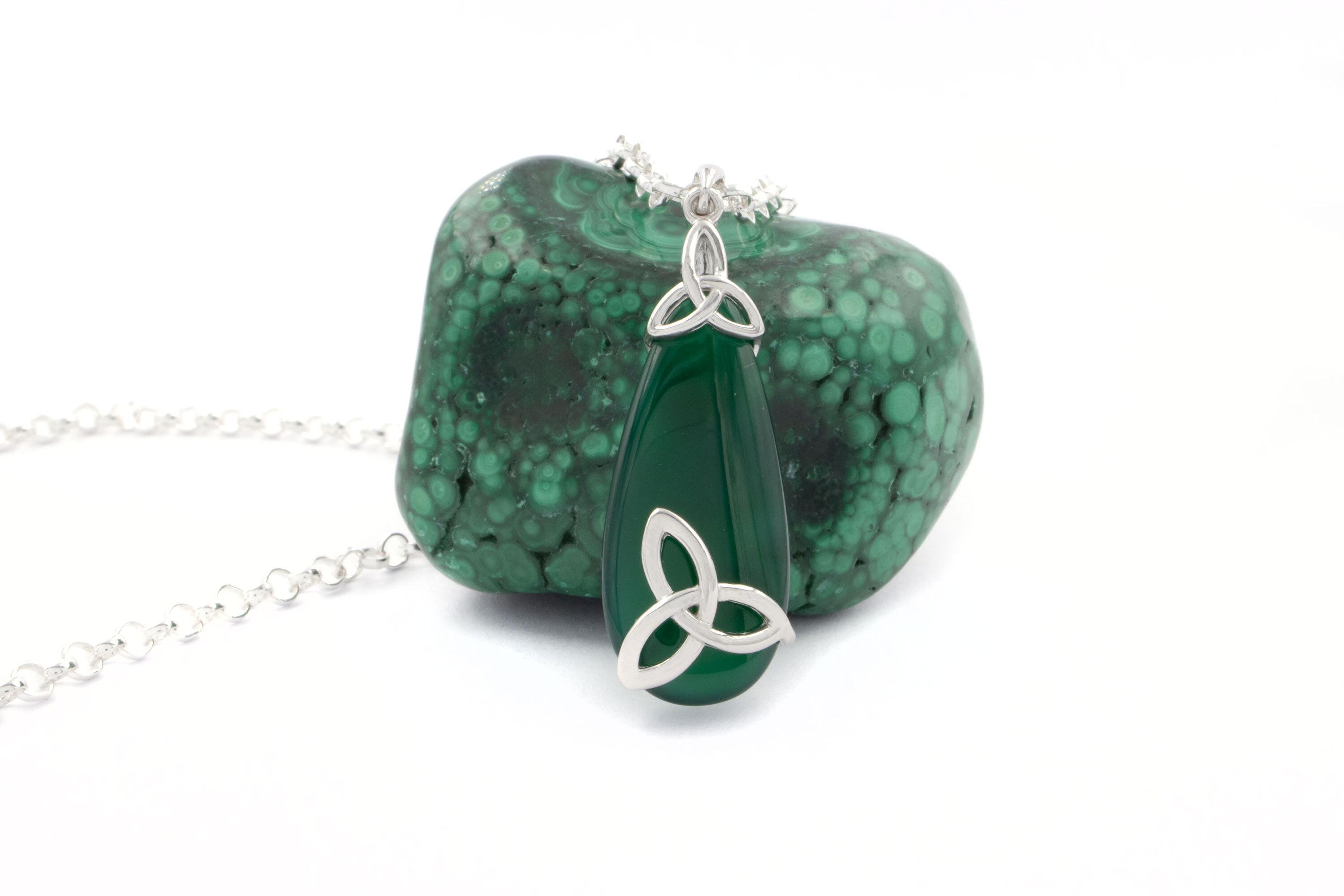 Authentic Sterling Silver Trinity Knot Gift Set For Women