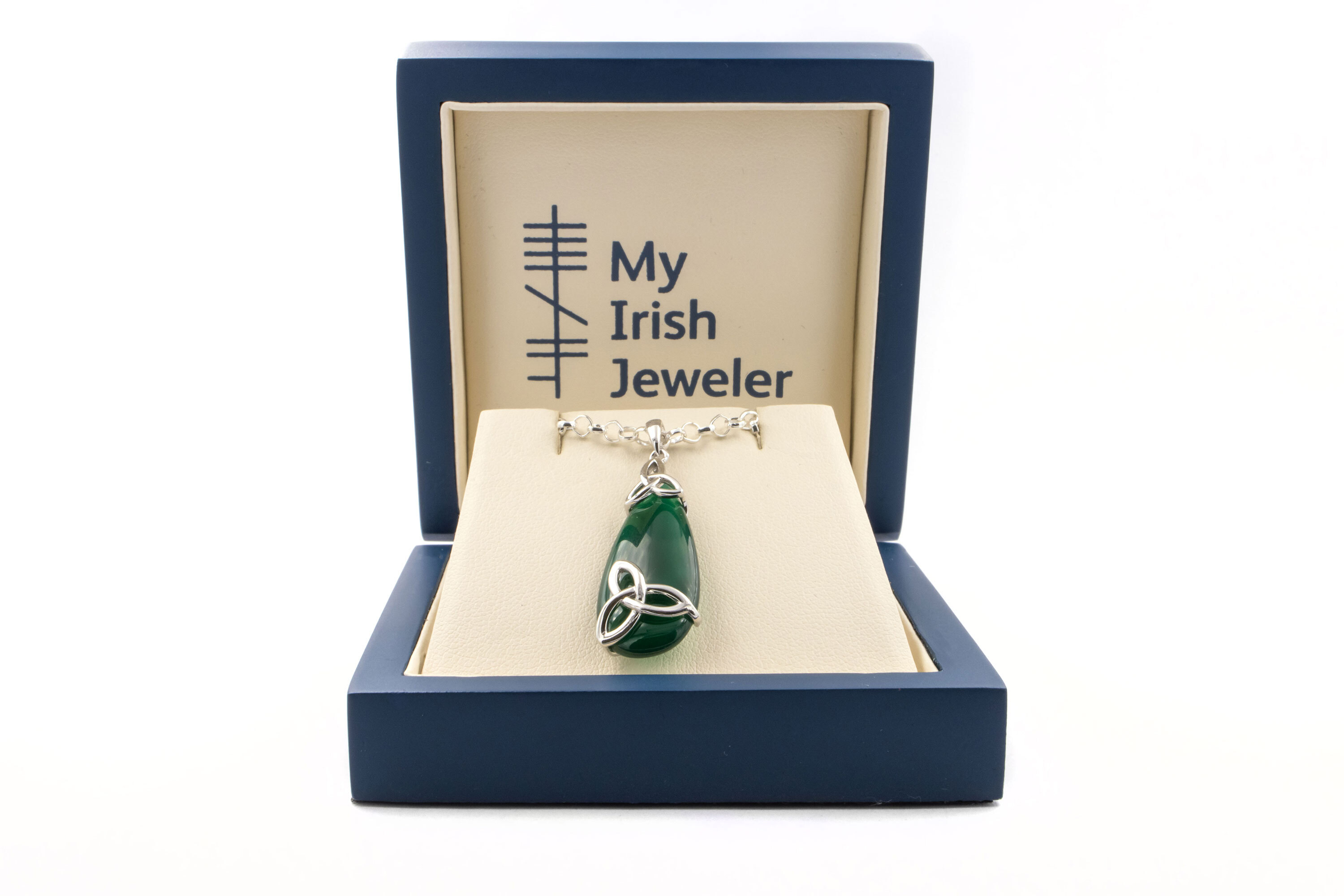 Womens Real Sterling Silver Trinity Knot Gift Set