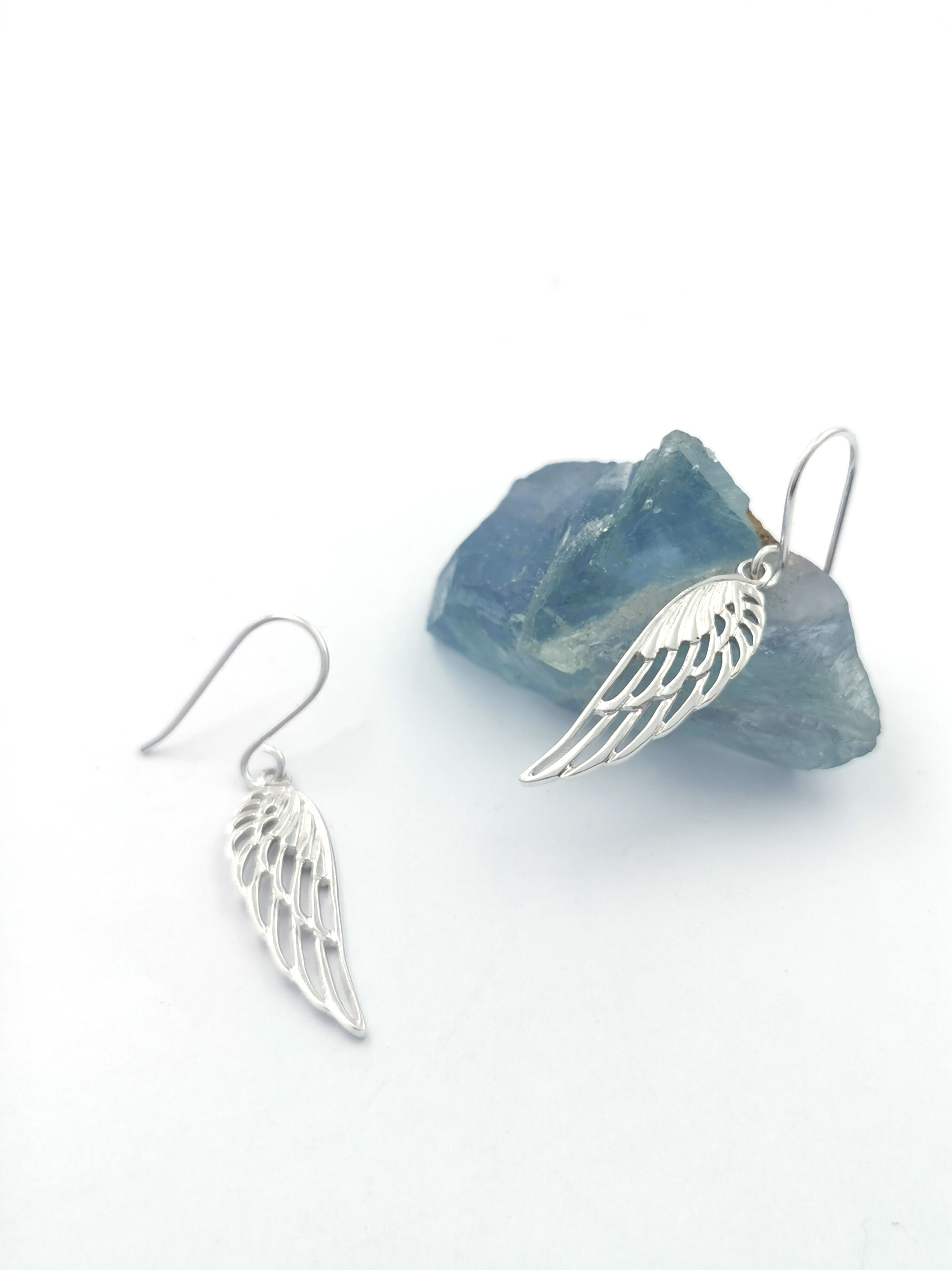 Sterling Silver Heritage Angel Wing Earrings, From… | My Irish Jeweler