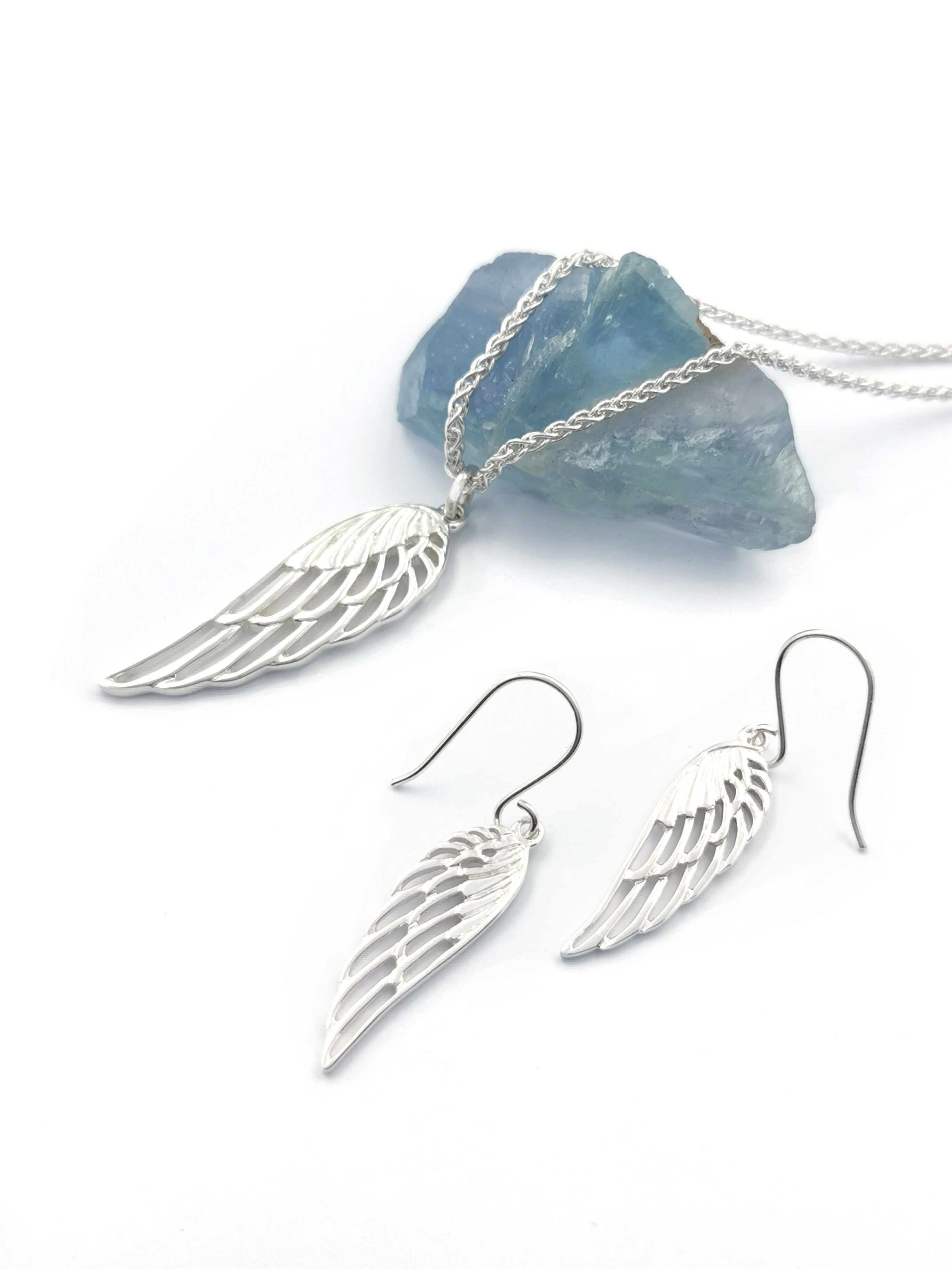 Angel Wings Crystal Earrings (15 Colors) – Crazy Aunt Karen's