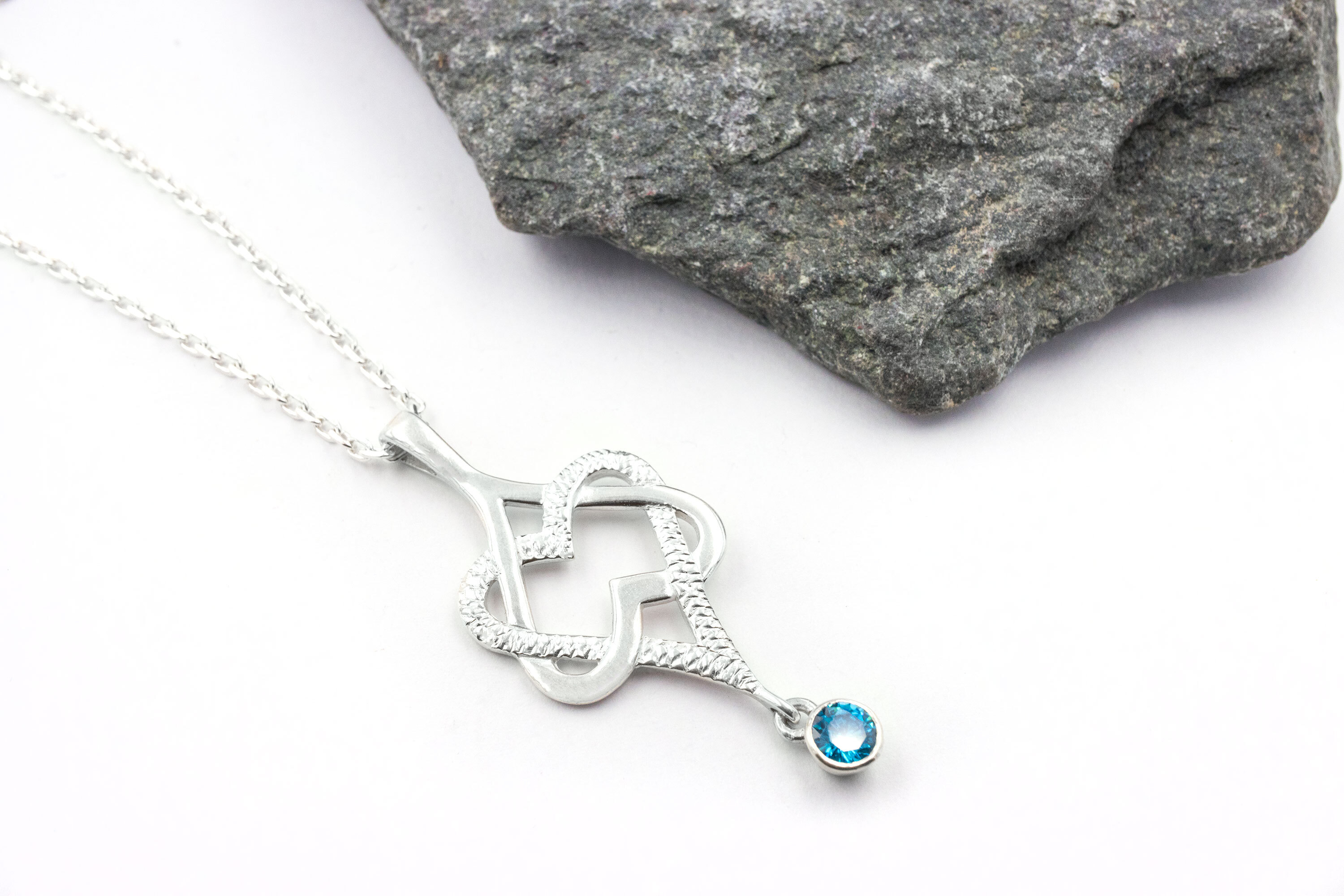 Celtic Knot - Shown with Light Cable Chain