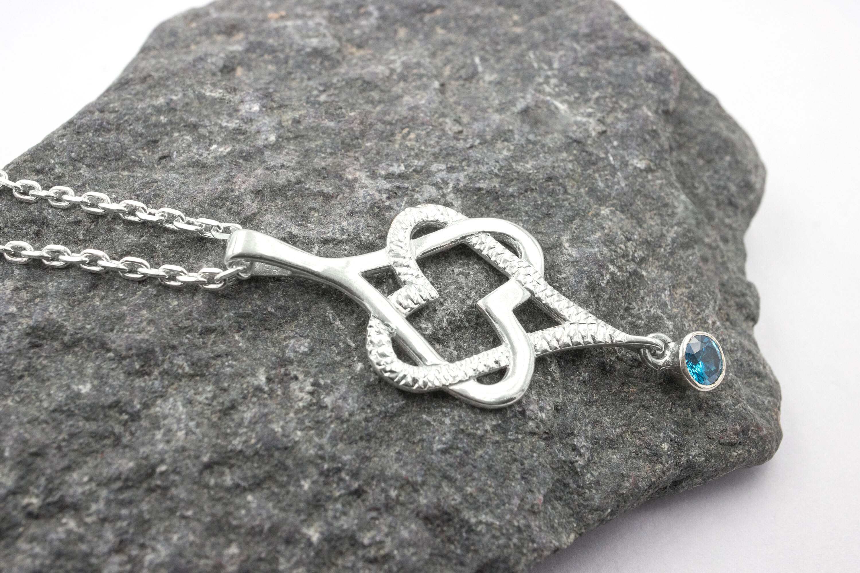 Authentic Sterling Silver Celtic Knot Necklace For Women