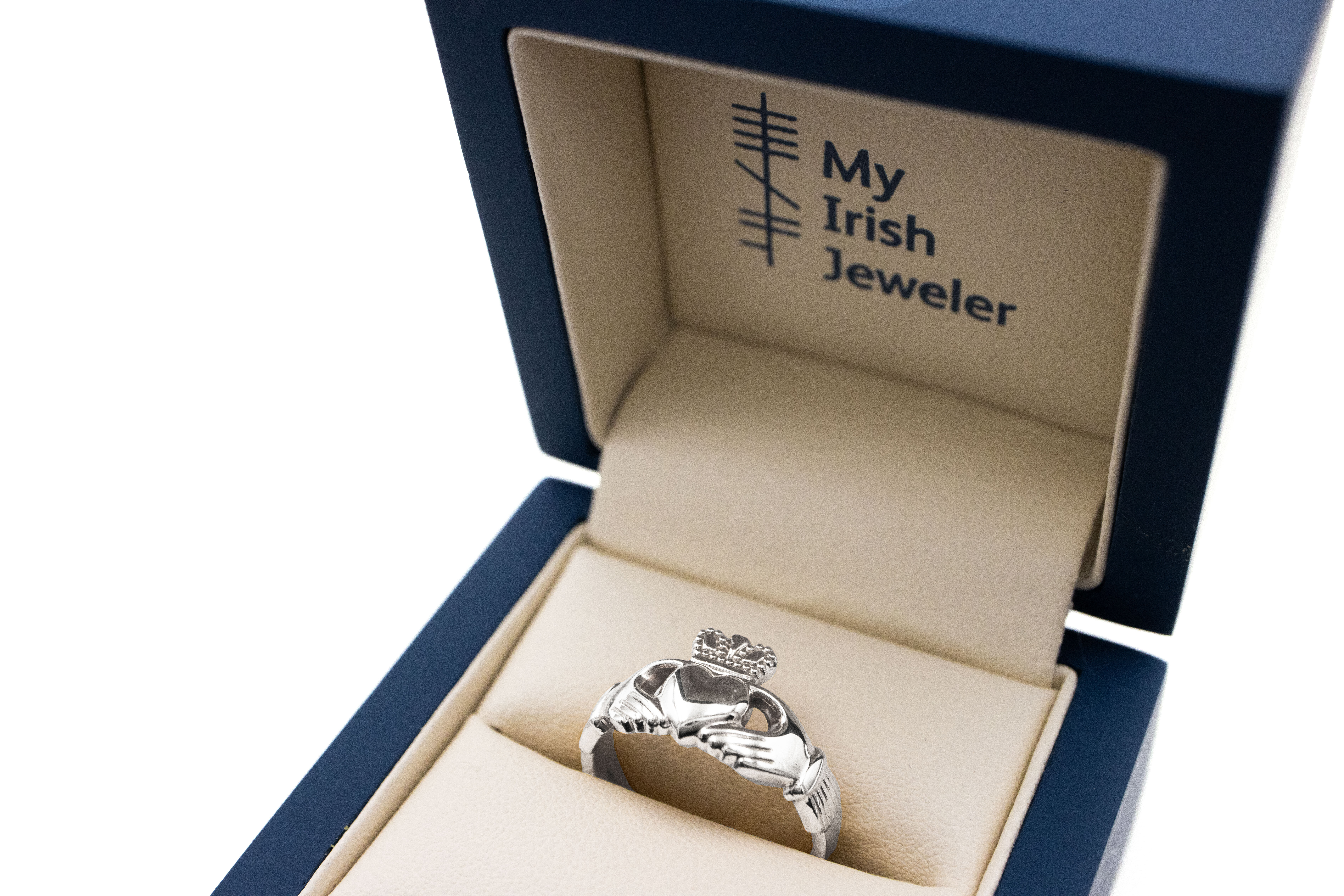 Real Sterling Silver Claddagh Gift Set. In Luxury Packaging.