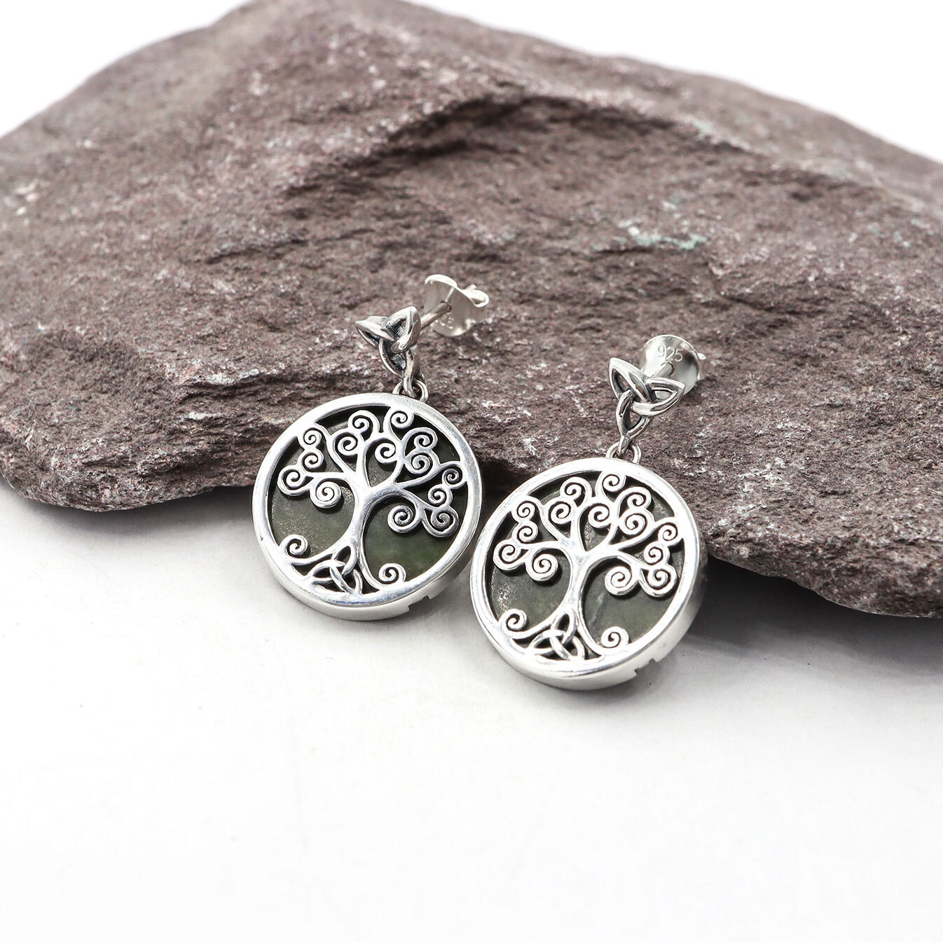 Tree of Life Earrings Made in Dublin, Ireland