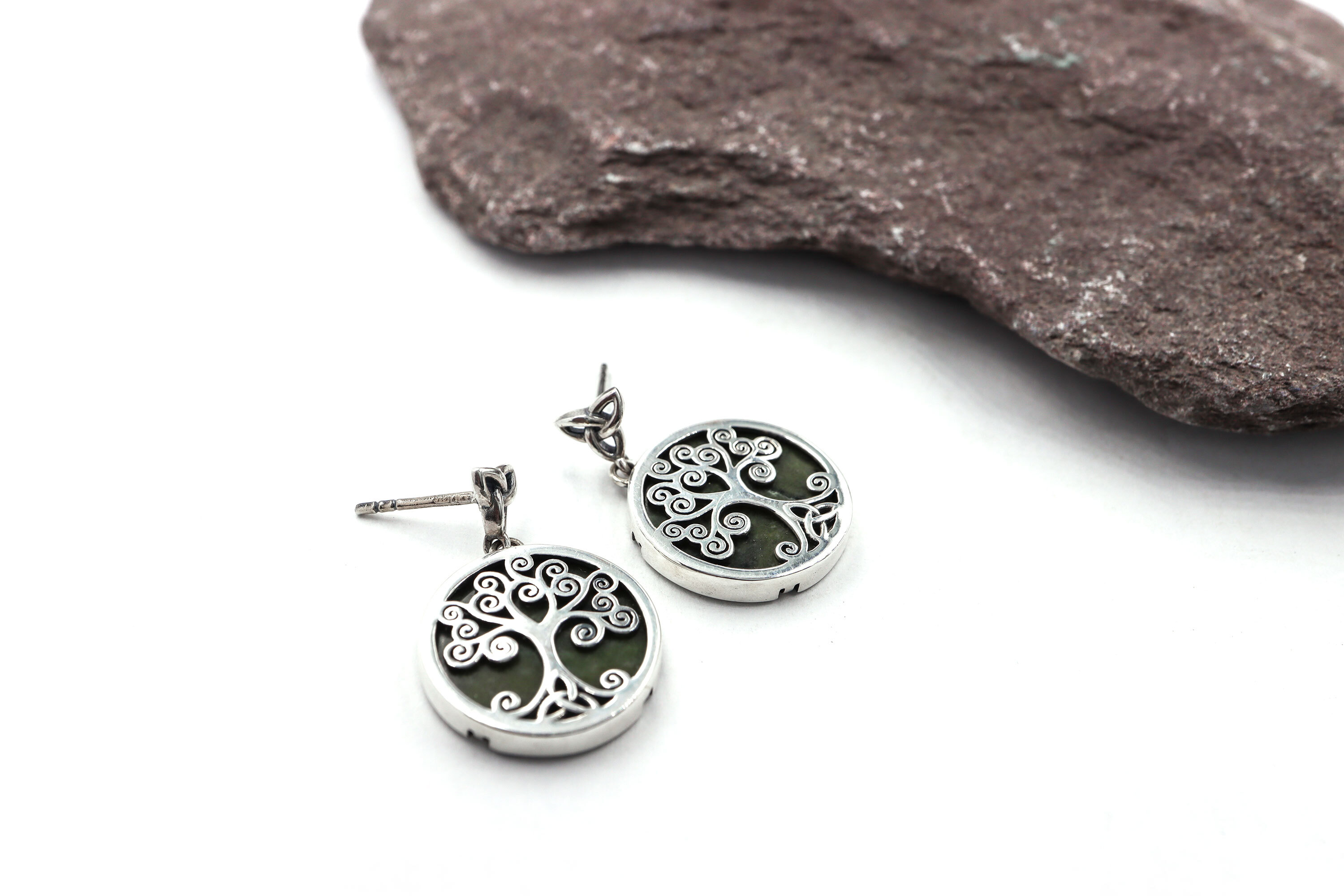 Gorgeous Sterling Silver Connemara Marble Gift Set For Women