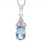 Womens Real Sterling Silver None Birthstone Necklace - Gallery