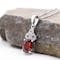 Womens Sterling Silver January Birthstone Necklace - Gallery
