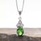 Womens Sterling Silver May Birthstone Necklace - Gallery