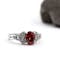 Womens January Birthstone Ring in Sterling Silver - Gallery