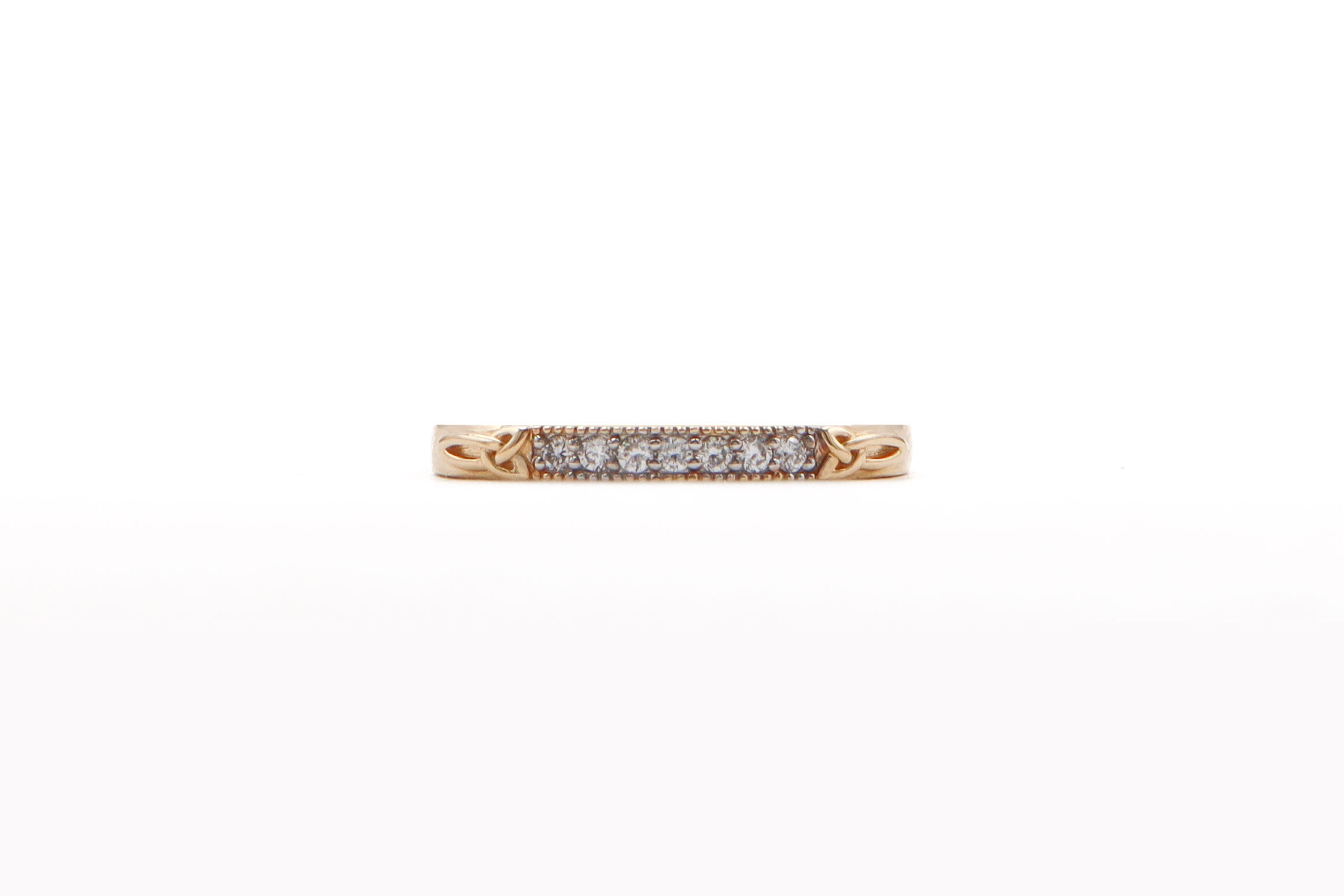 Real Yellow Gold Trinity Knot 2.0mm Ring With a Polished Finish For Women