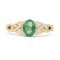 Trinity Knot Oval Emerald Ring - Gallery
