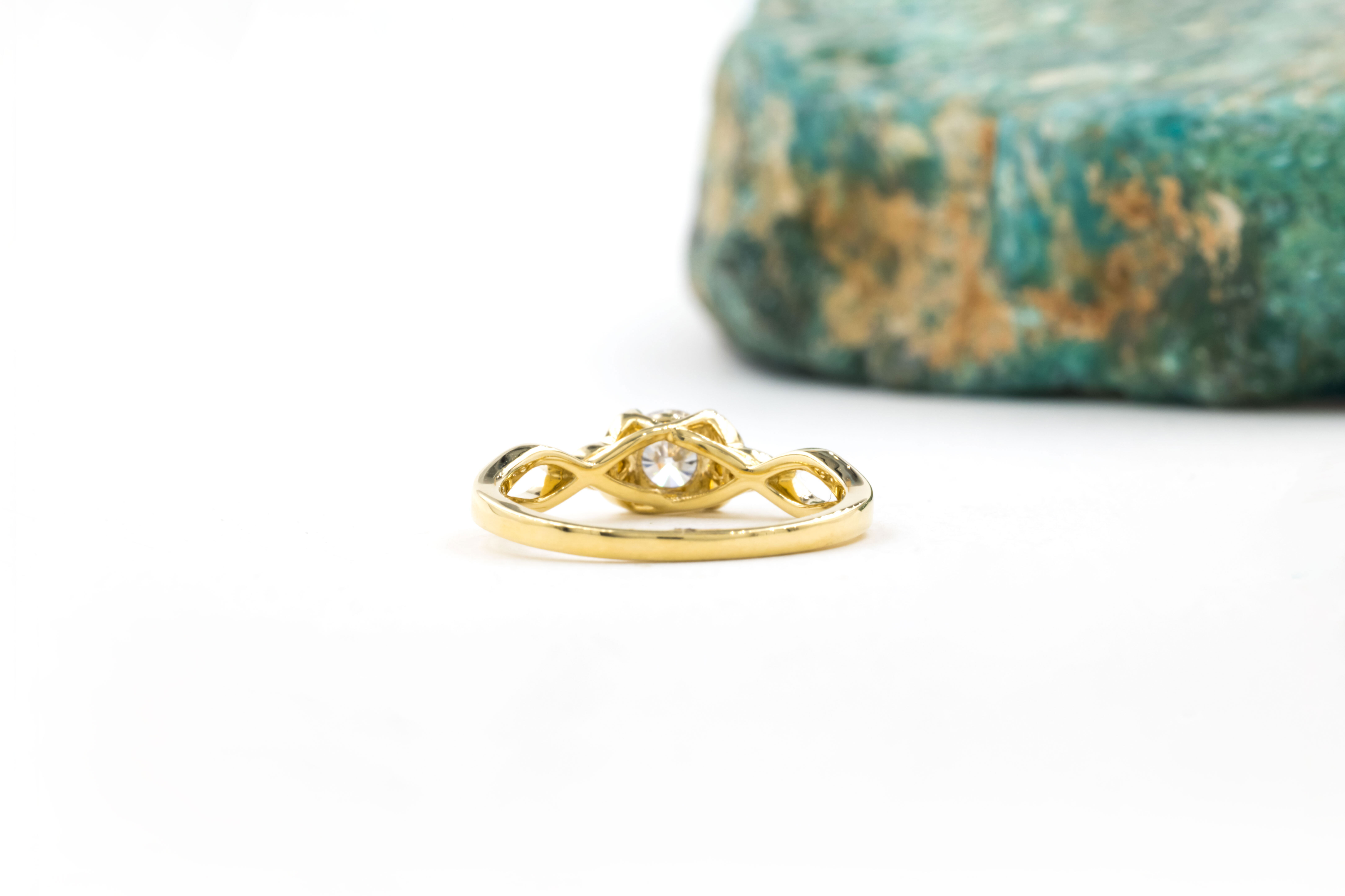 Trinity Knot Diamond Ring, Made in Ireland My Irish Jeweler