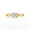 Genuine Yellow Gold Trinity Knot & Celtic Knot Engagement Ring For Women - Gallery