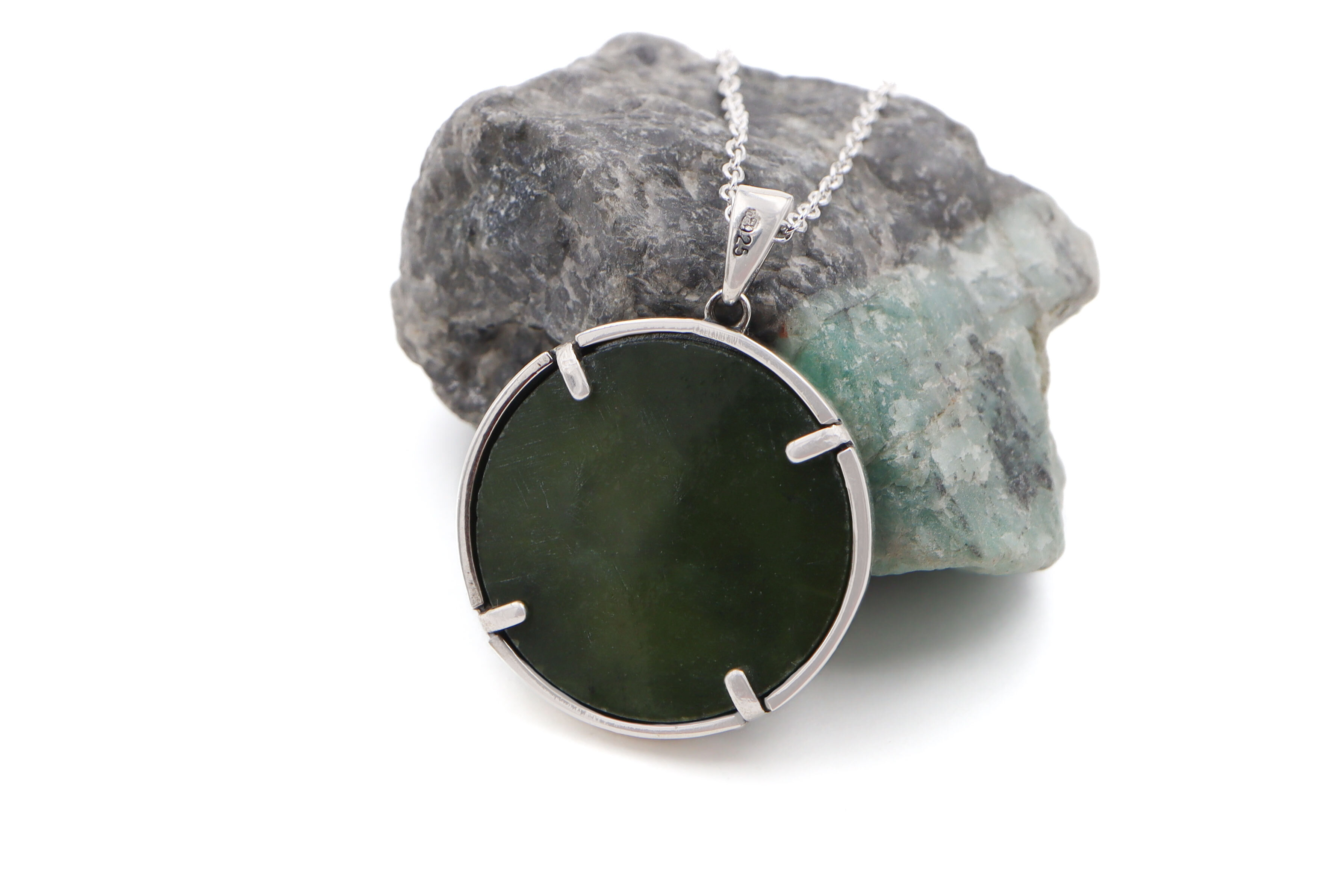 Triskele Connemara Marble necklace Sku 25209 back