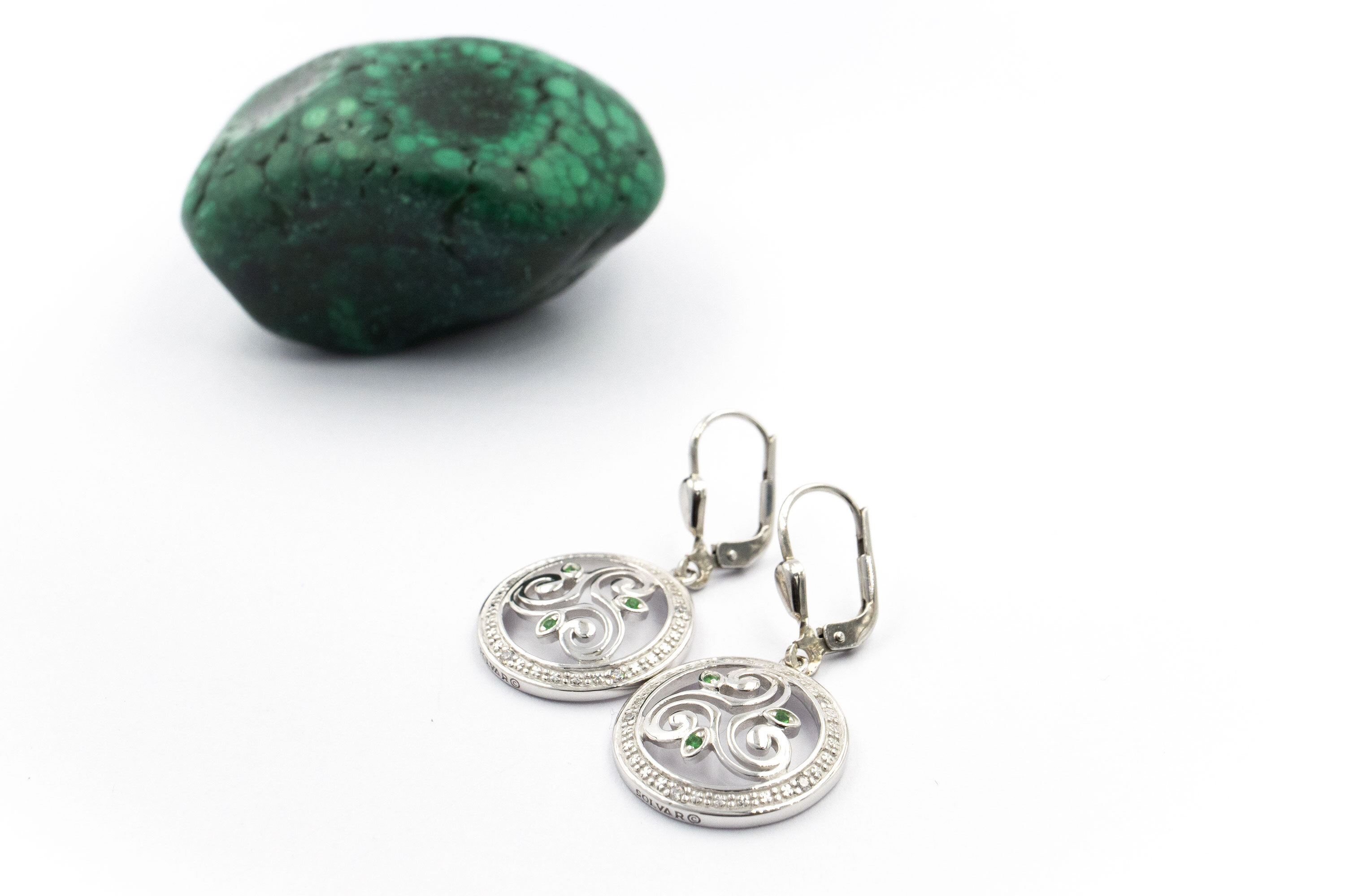 Womens Sterling Silver Triskele Gift Set