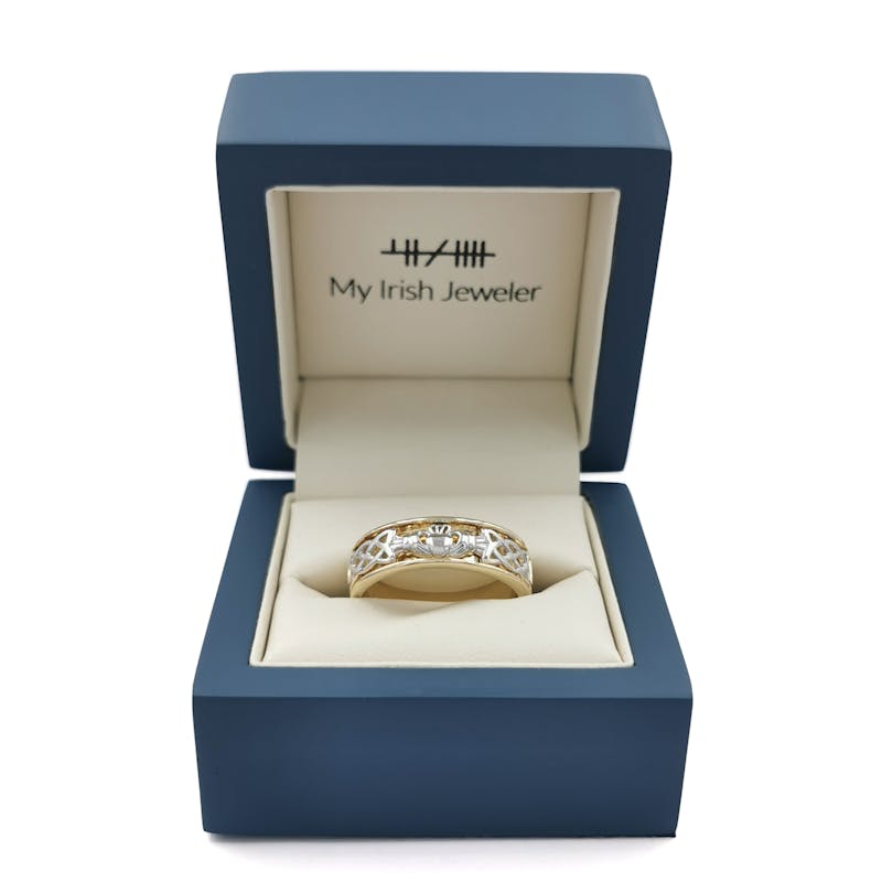 Wedding Ring Irish Jewelry Made In Ireland Claddagh Celtic Knot