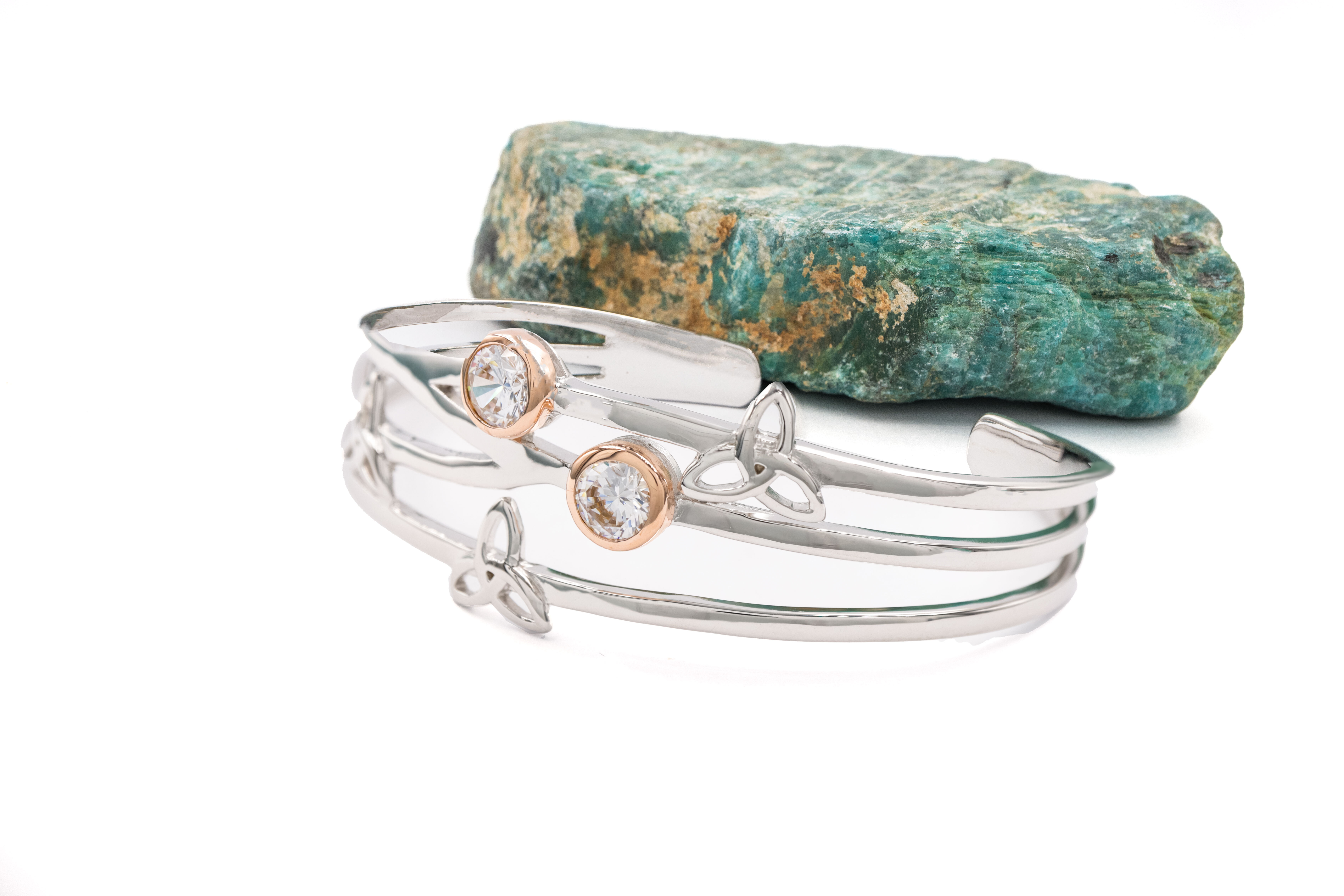 Womens Trinity Knot Gift Set in Real Sterling Silver