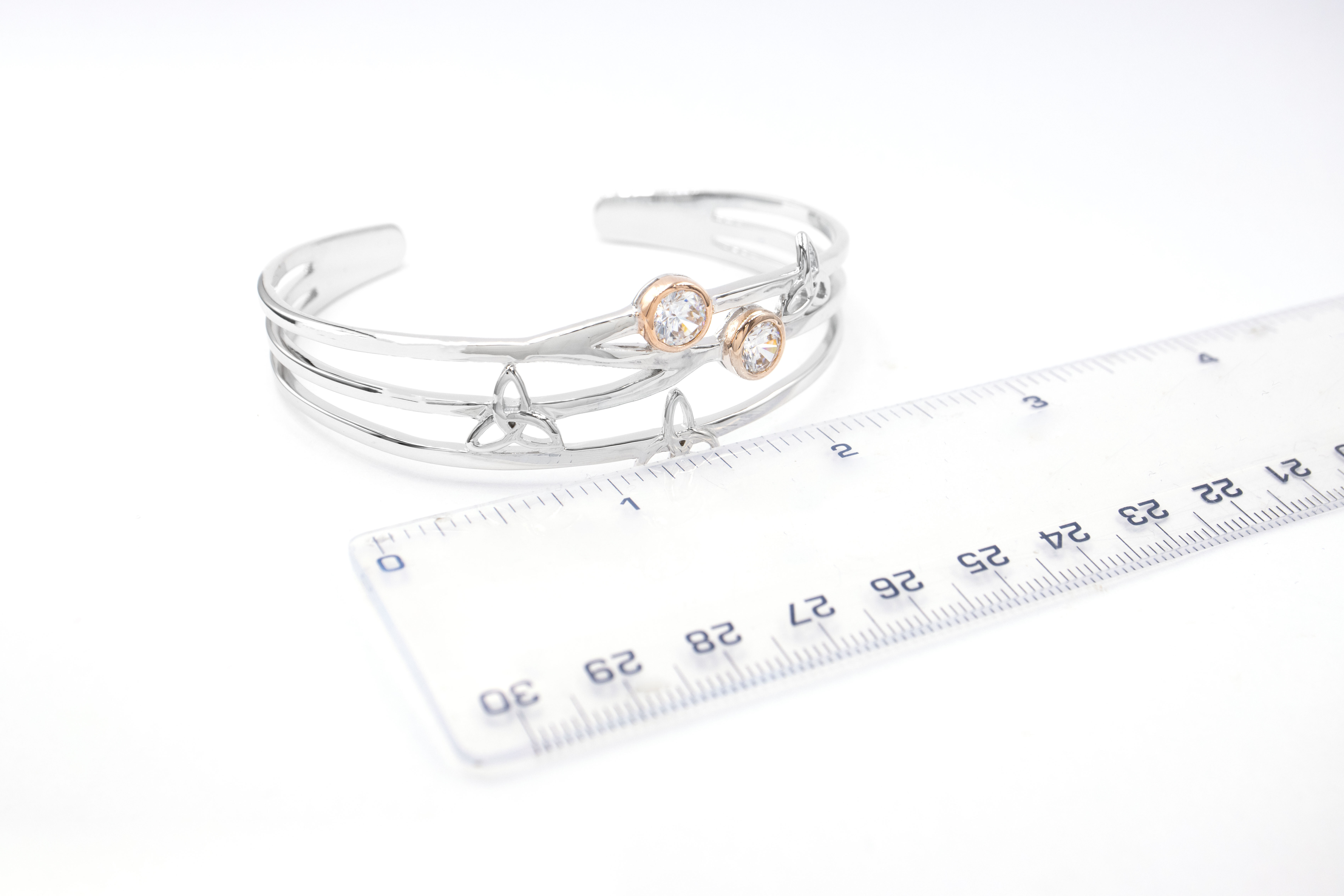 Womens Trinity Knot Gift Set in Real Sterling Silver