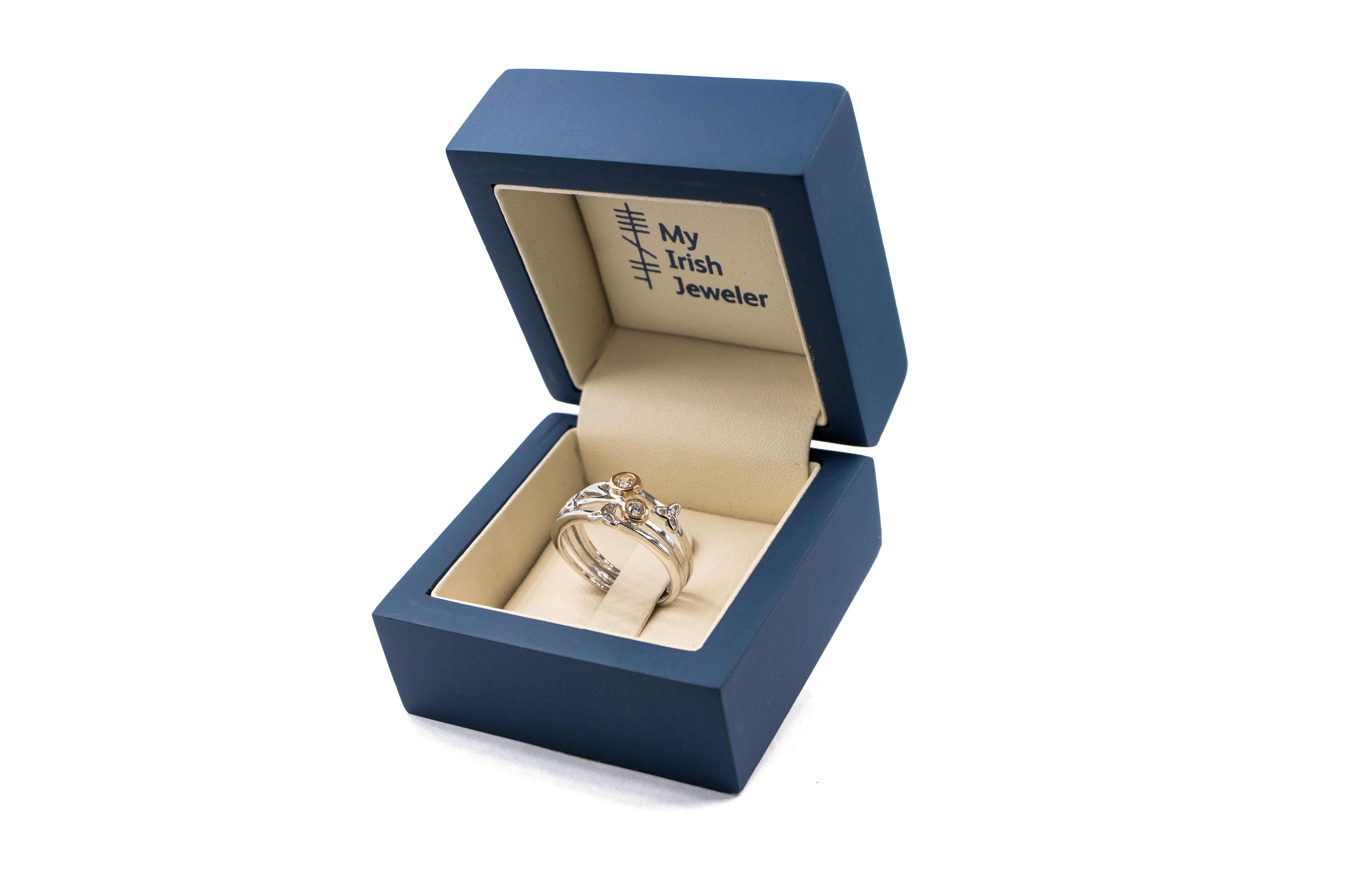 Authentic Sterling Silver Trinity Knot Gift Set For Women