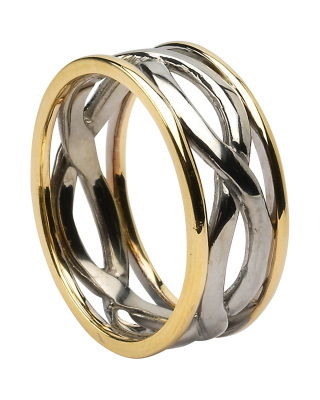 infinity men's wedding rings