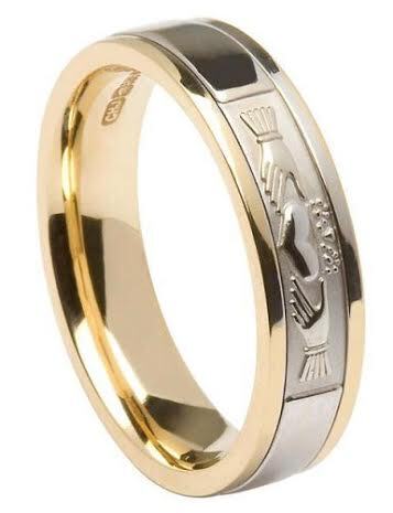 14K Yellow Gold & White Gold - 5mm