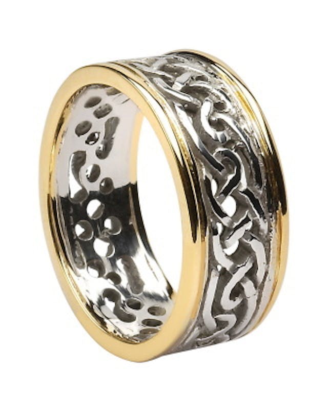 Filigree Celtic Knot Ring with Trim, From Ireland | My Irish Jeweler