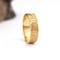 Striking 14K Yellow Gold Celtic Warrior 6.0mm Ring For Men With a Florentine Finish - Gallery