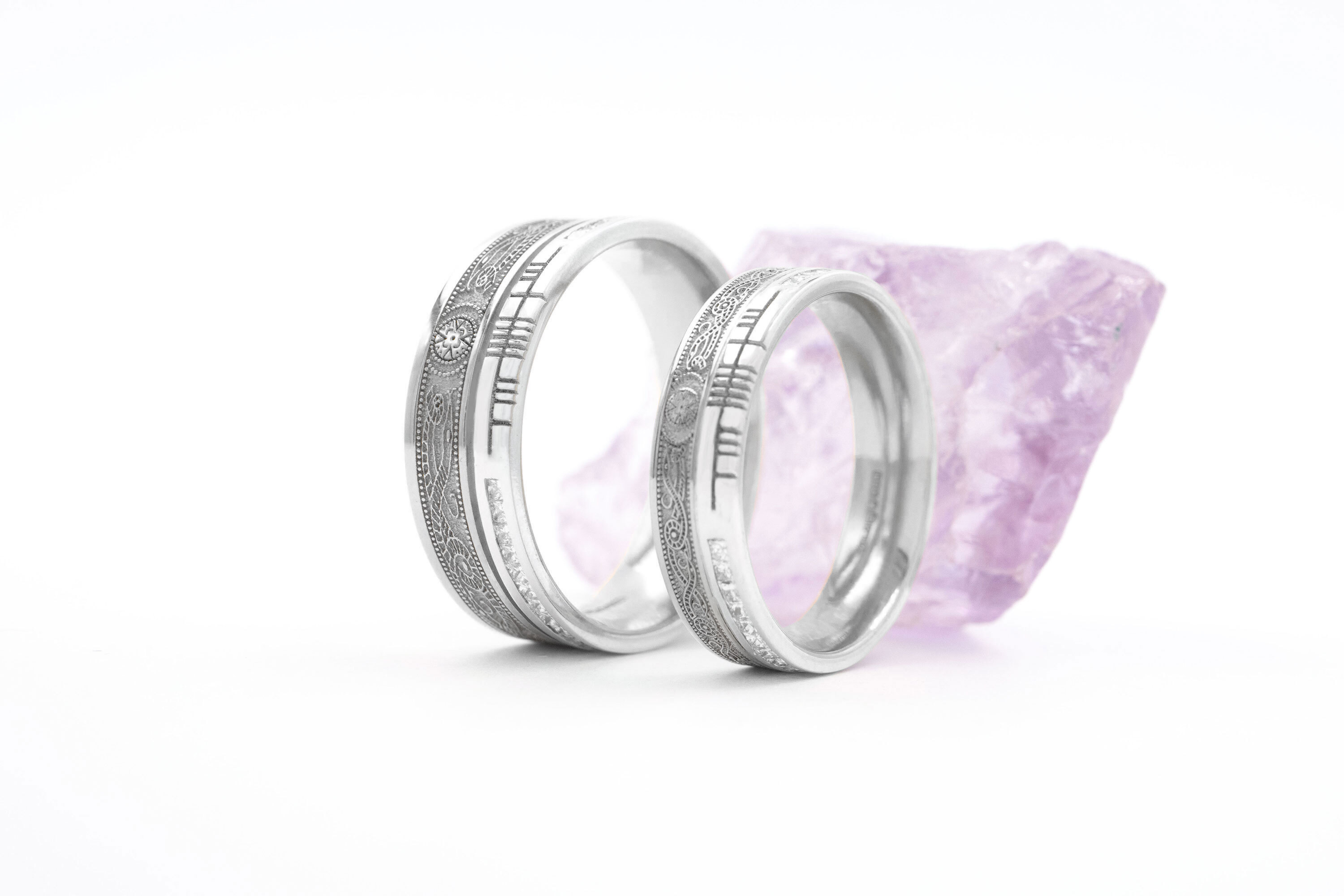 Genuine Platinum 600 Celtic Warrior Wedding Ring For Women