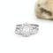 Womens Polished Trinity Knot & Celtic Knot 0.50ct Lab Grown Diamond Engagement Ring in Real White Gold - Gallery