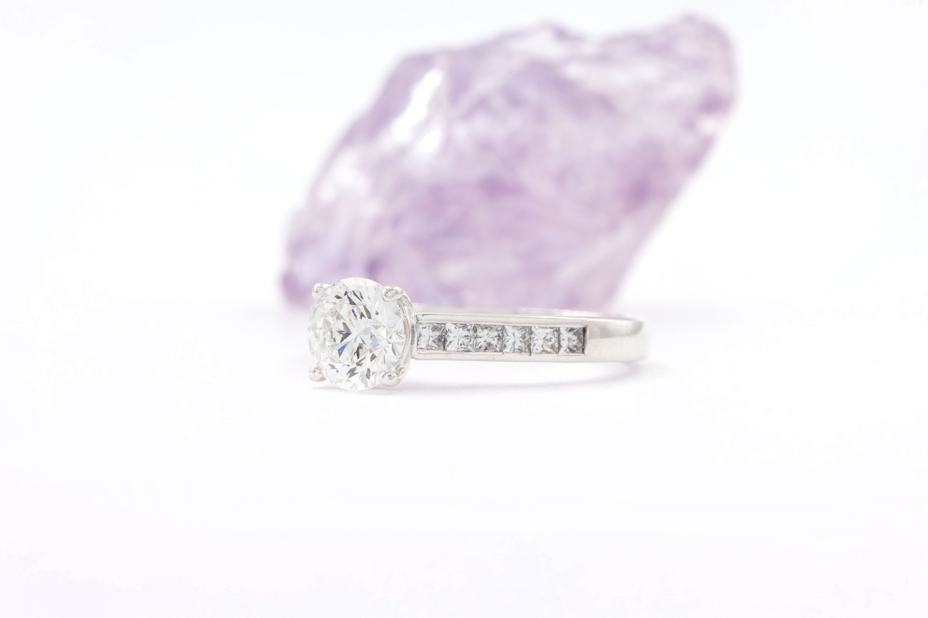 Luxurious White Gold Mo Anam Cara Ring For Women