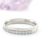 Womens White Gold Mo Anam Cara 3.0mm Ring - Gallery
