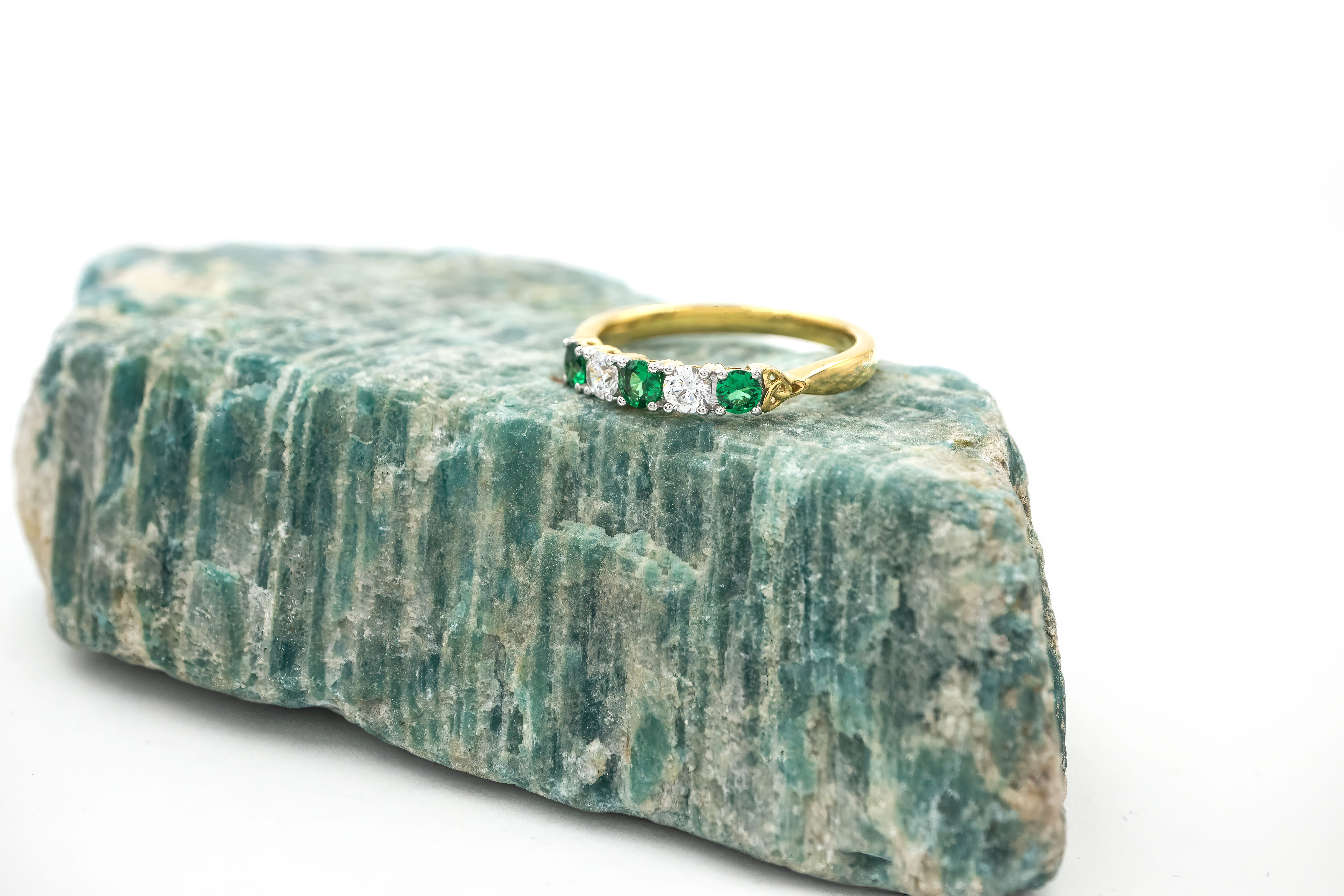 Gold Trinity Eternal Ring