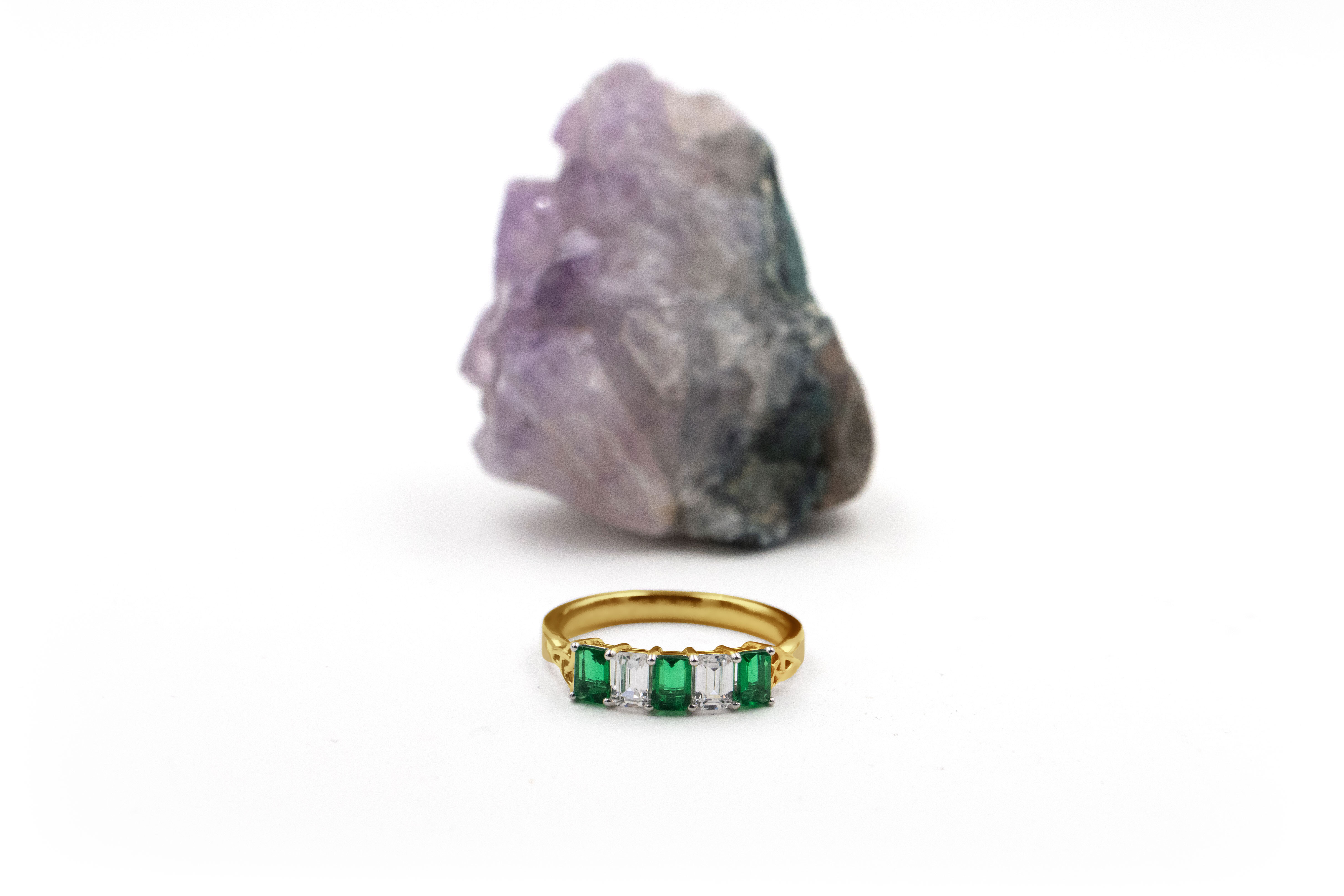 Gorgeous Yellow Gold Trinity Knot 2.0mm Ring With a Polished Finish For Women