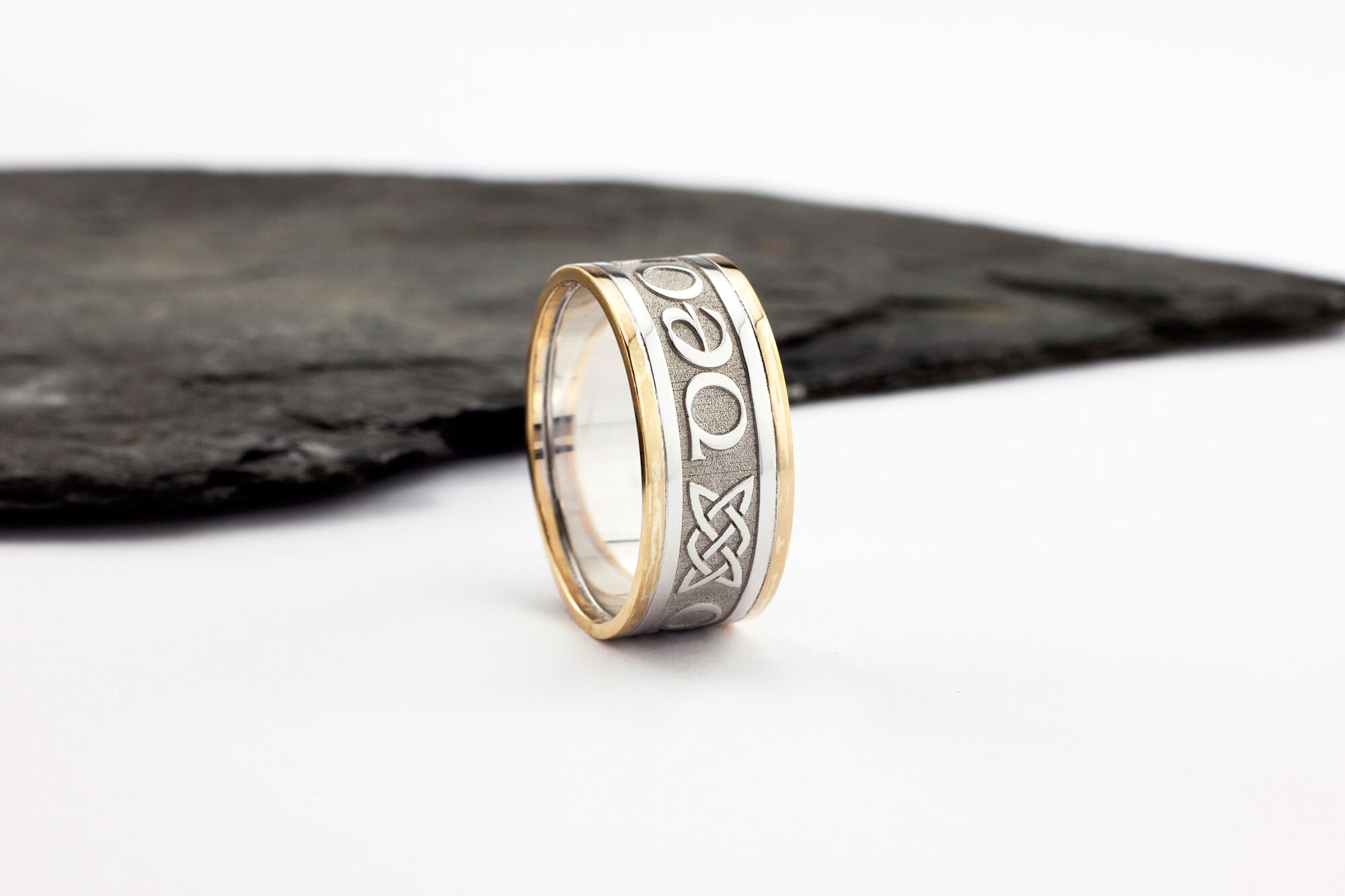 Silver & 10K Yellow Gold - 9mm