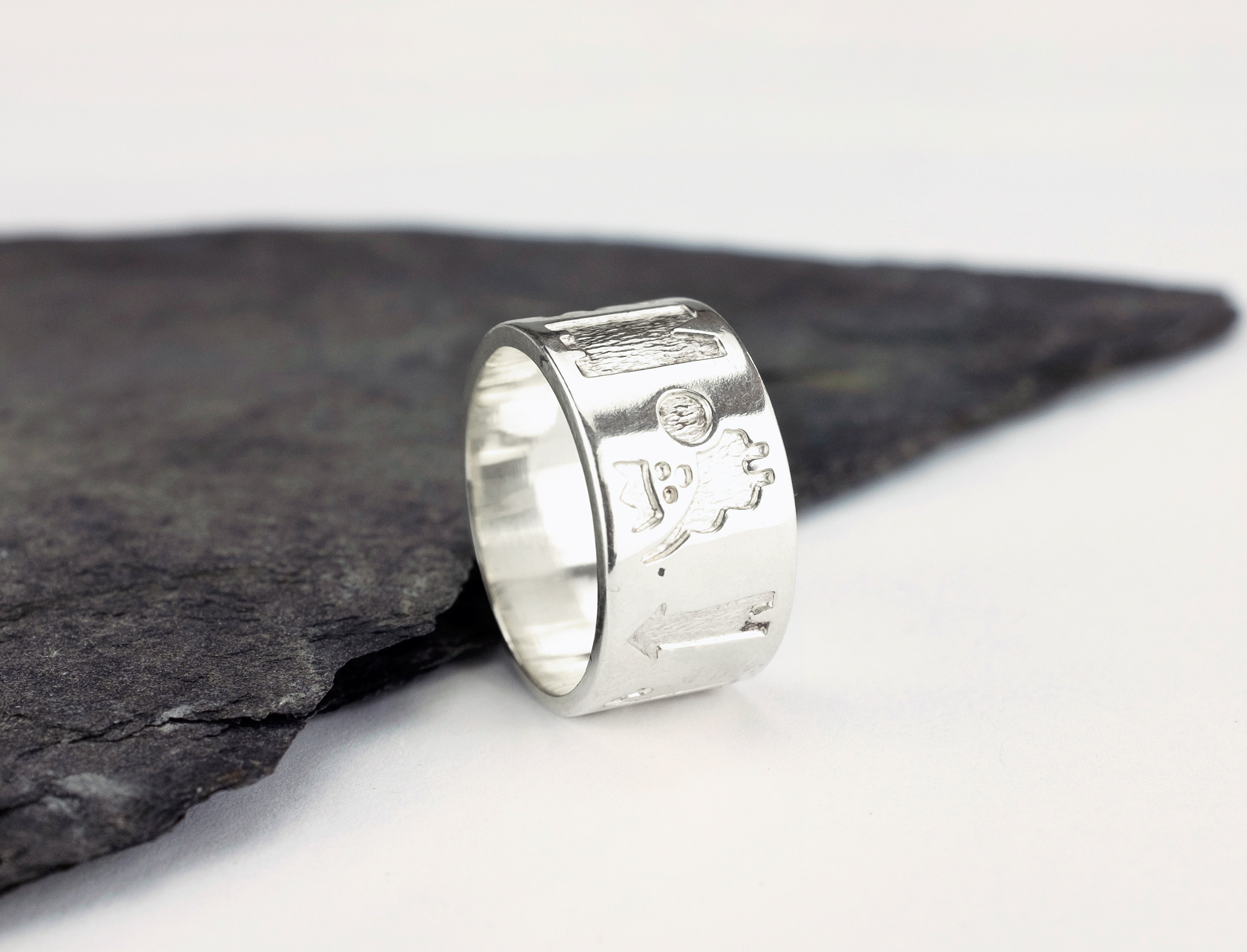 10mm Silver History Of Ireland Ring - Original… | My Irish Jeweler