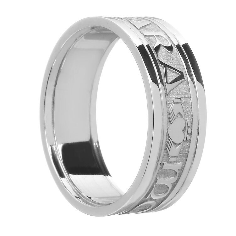 10K White Gold - 9mm