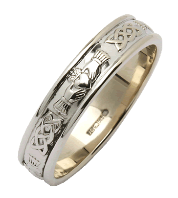 Ladies 10k Gold Irish Handcrafted Irish Celtic Knot ring Love Eternity 