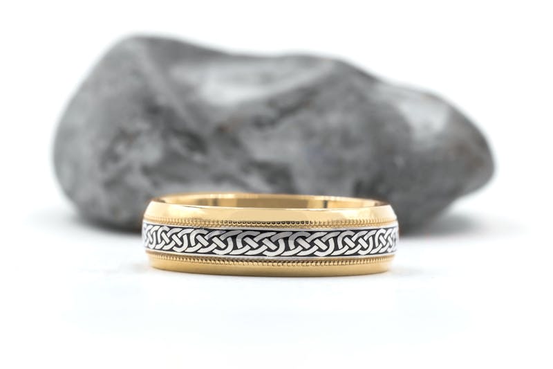 Celtic Knot Milgrain Ring, From Ireland | My Irish Jeweler